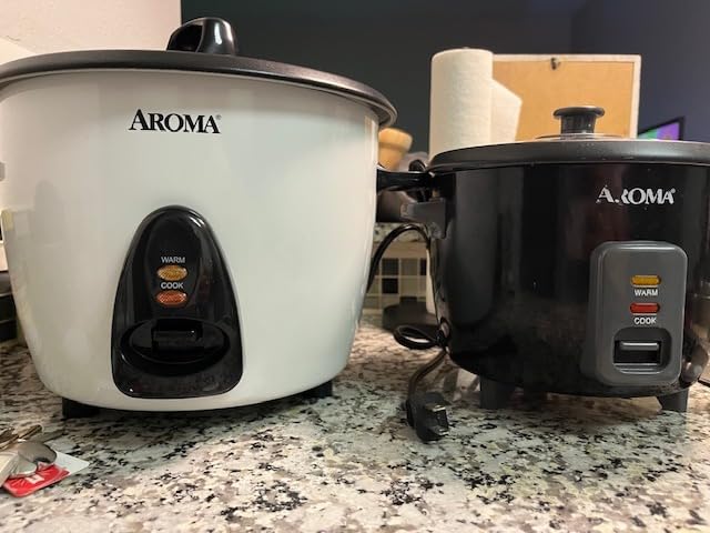 AROMA Rice Cooker, 10-Cup (Uncooked) / 20-Cup (Cooked), Steamer, Auto Keep Warm, Soup Maker, Oatmeal Cooker, Large Rice Cooker, 5 Qt, White, ARC-360-NGP customer photo 2