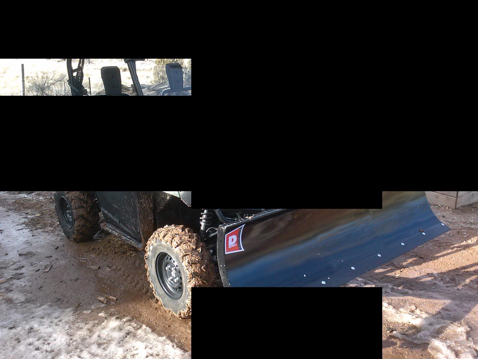 DENALI 72-inch HD Snow Plow Kit by MotoAlliance - for UTVs & mini-trucks with 2