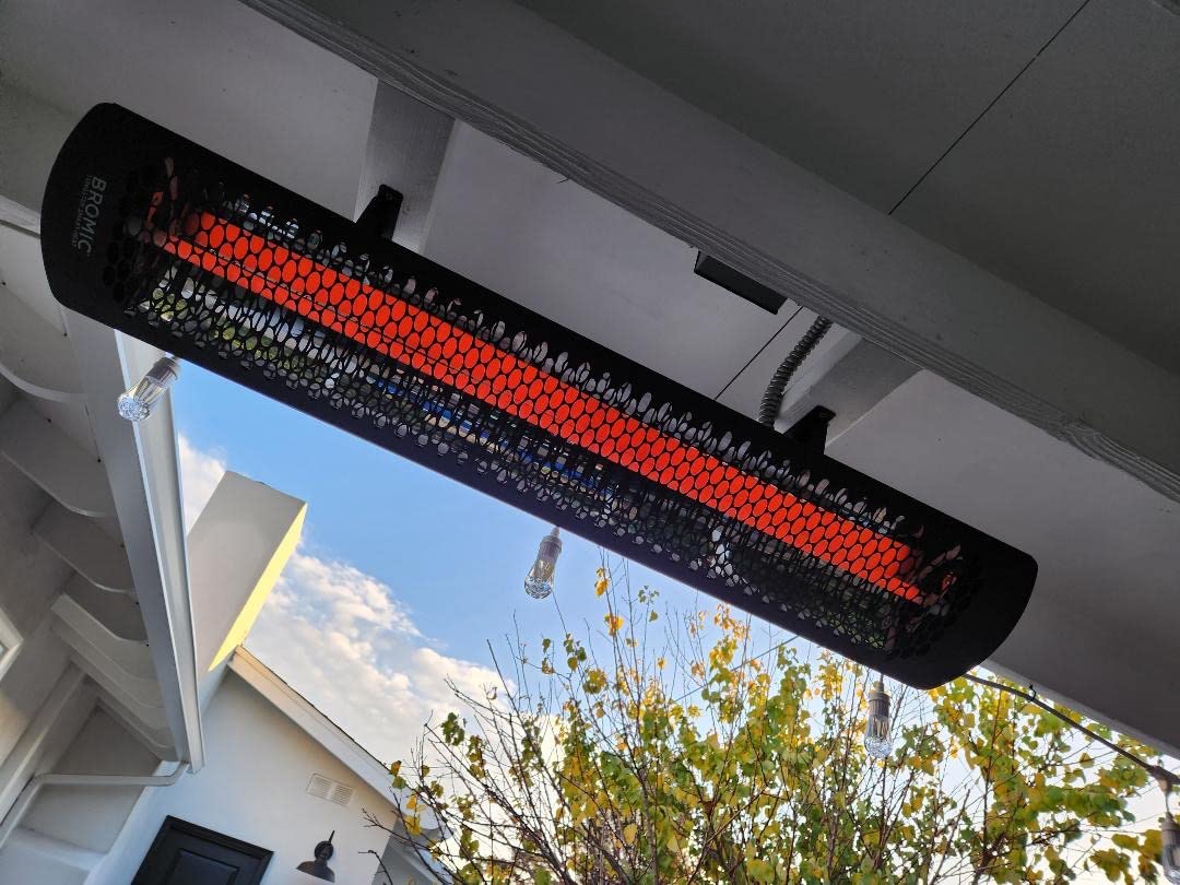 Bromic Tungsten Smart Heat 2000W Electric Patio Heater - Single Element Infrared, 220V-240V, Black Finish - BH0420030 customer photo 1