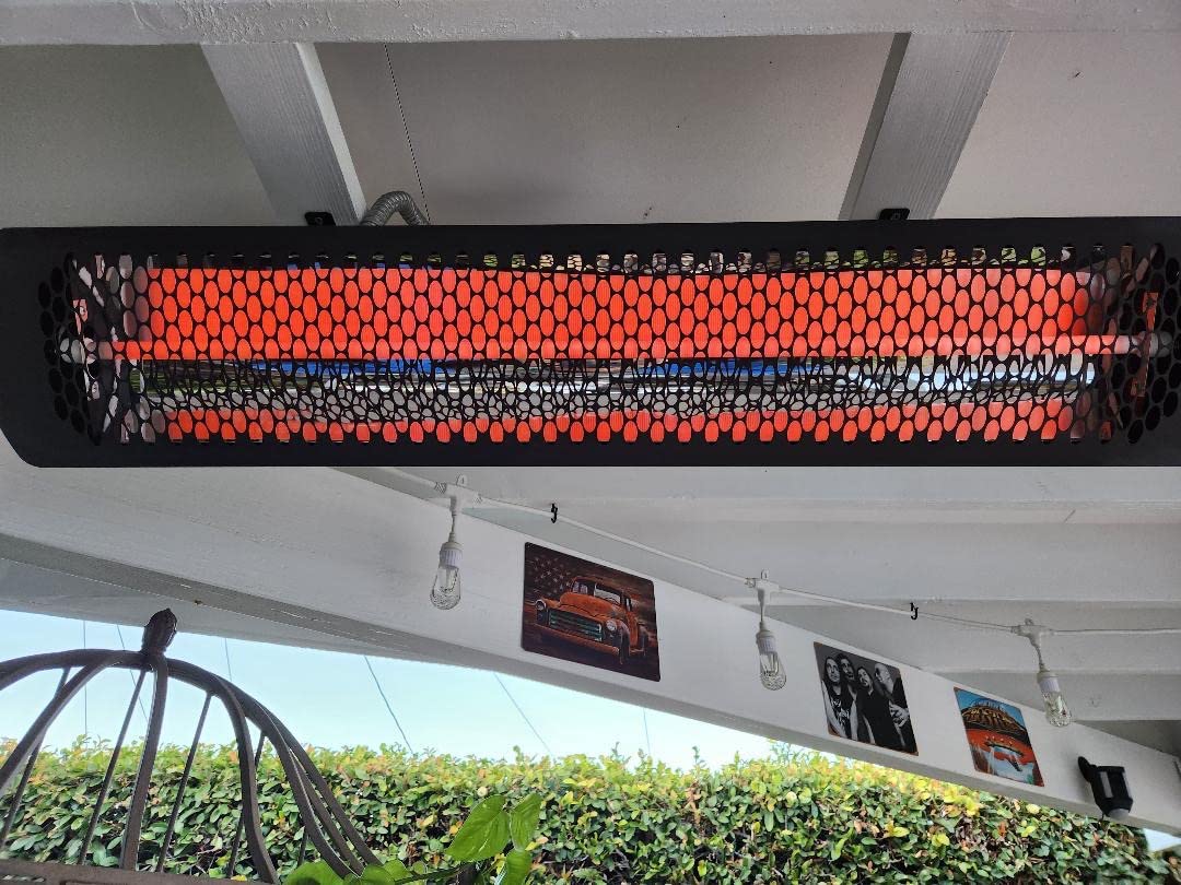Bromic Tungsten Smart Heat 2000W Electric Patio Heater - Single Element Infrared, 220V-240V, Black Finish - BH0420030 customer photo 2