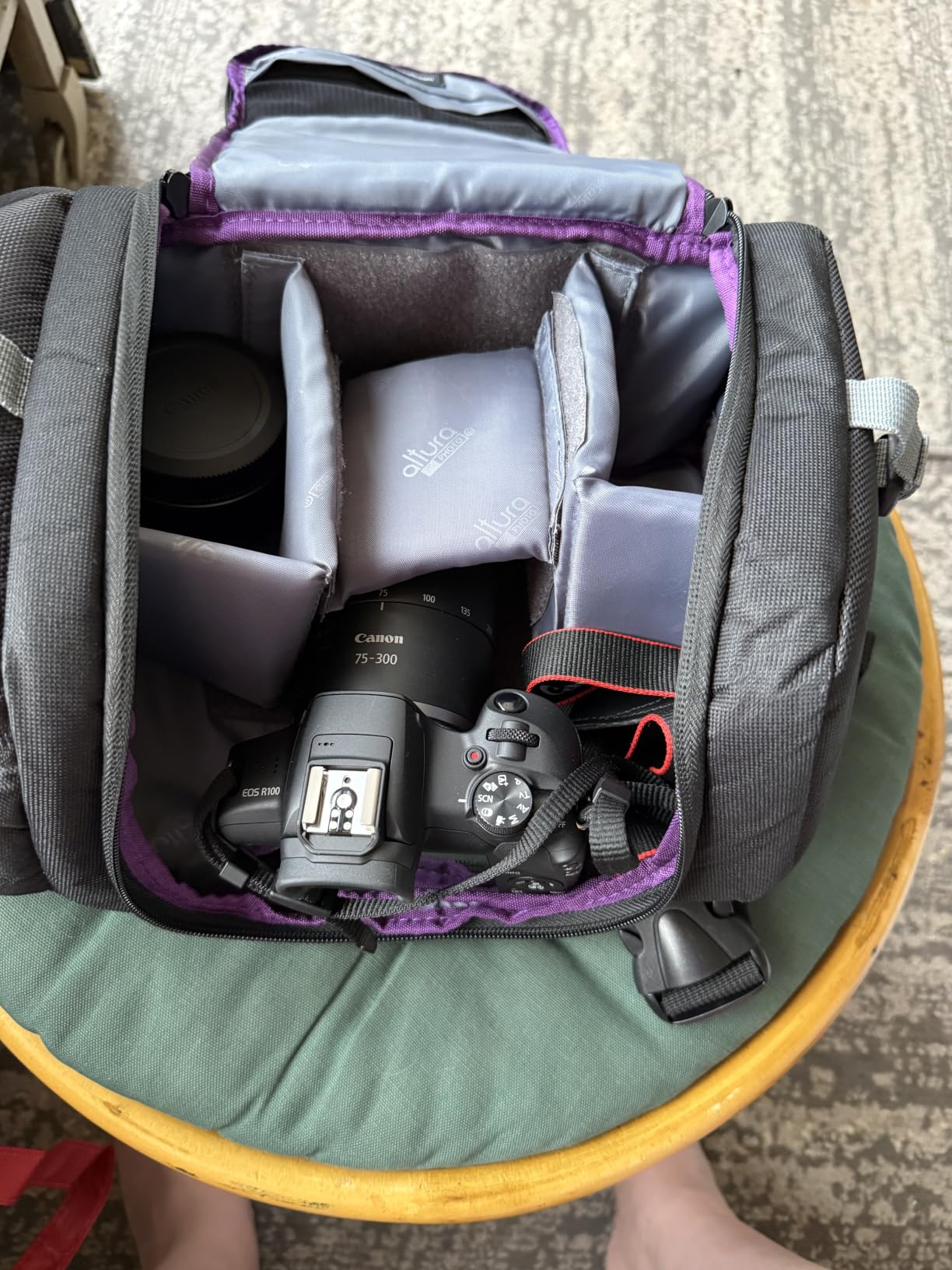 Altura Photo Camera Sling Bag Backpack, Crossbody for Canon, Nikon, Sony - Great for DSLR & Mirrorless customer photo 1