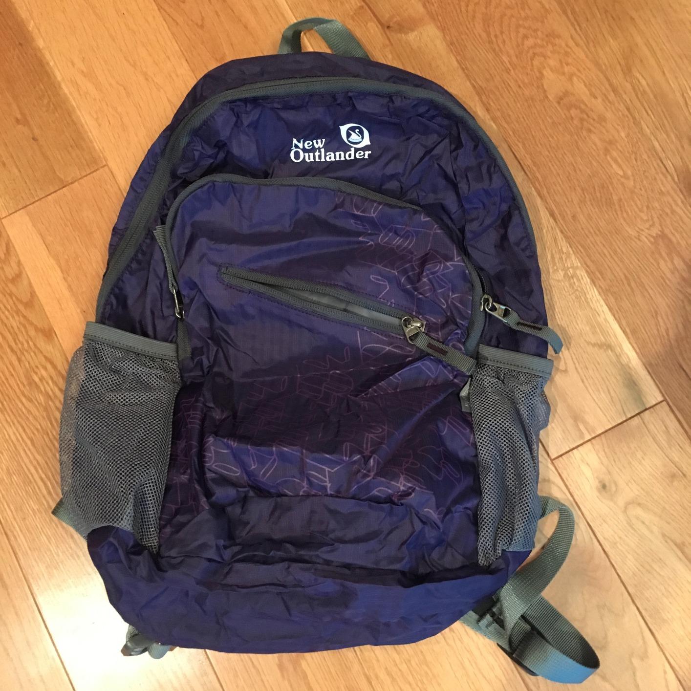 Outlander Packable Handy Lightweight Travel Hiking Backpack Daypack-Light Blue-L customer photo 2