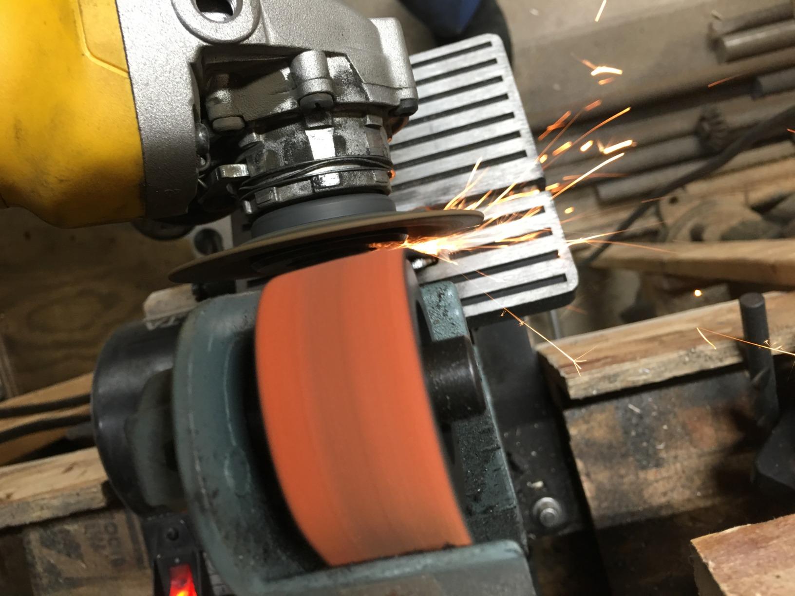 DEWALT Angle Grinder, 4.5 Inch, 11 Amp, 11,000 rpm, With Paddle Switch, Ergonomic Compact Design Grinder Tool (DWE402) customer photo 2