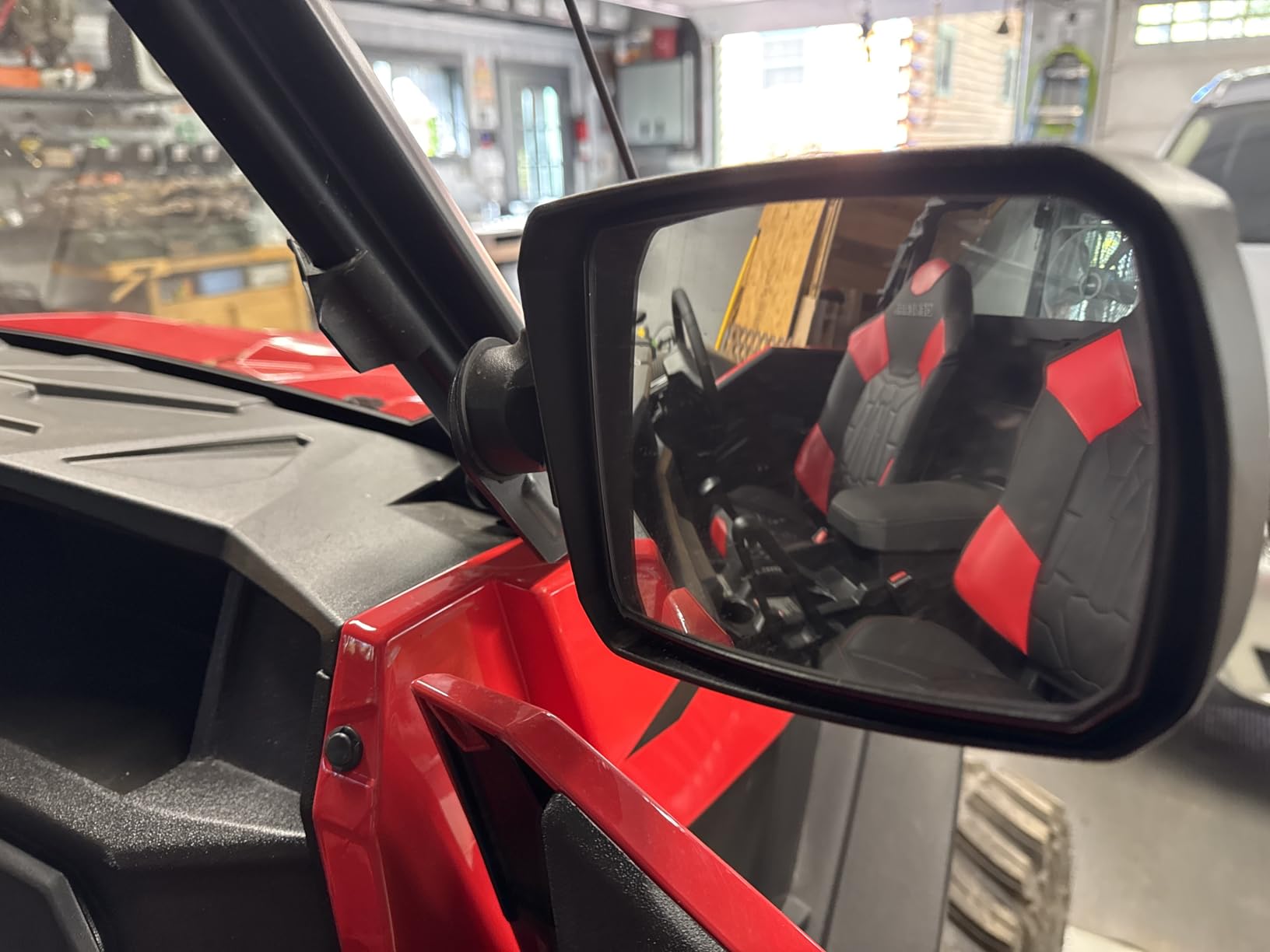 Seizmik Pursuit UTV Side View Mirror for Polaris Pro-Fit and Can Am Profiled ROPS | Set of 2 | Compatible with Polaris Ranger and General, Can-Am Defender and Maverick UTV SXS Models customer photo 2
