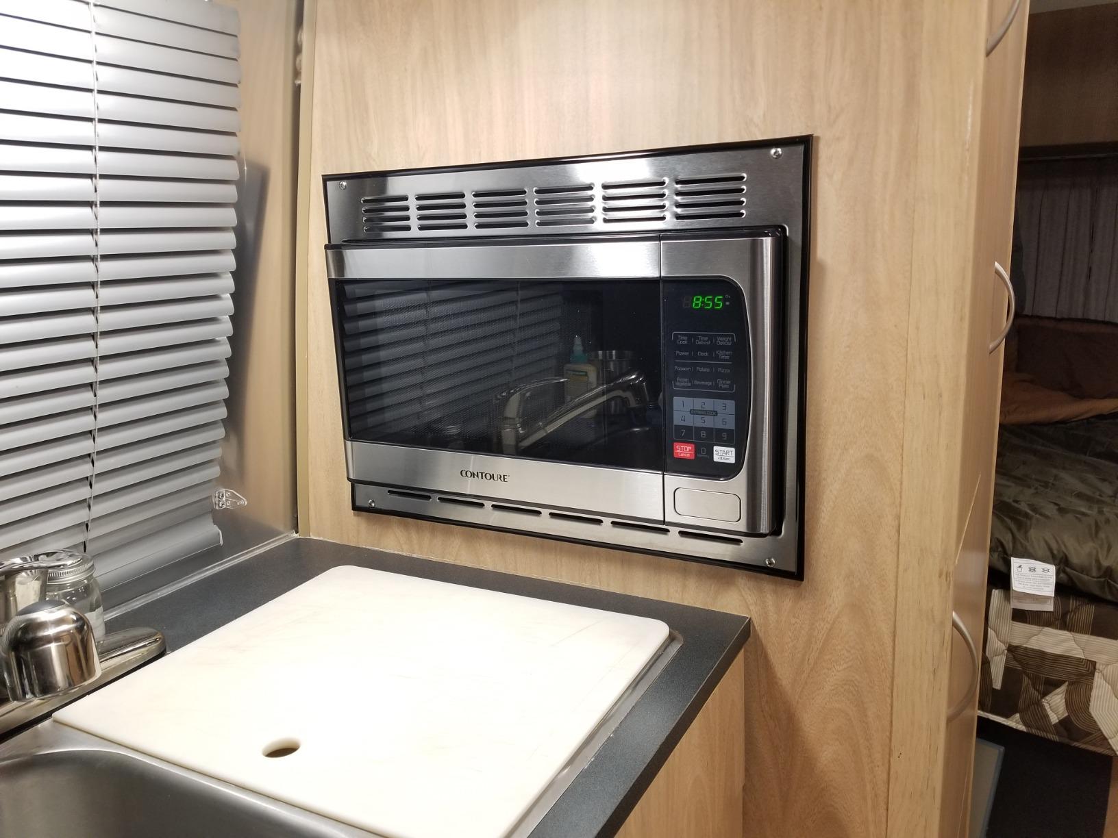 CONTOURE Built-In RV Microwave Oven, 900W, Stainless Steel | 10 power levels, easy-clean interior, quick-cook settings and auto menus, 2-stage programming, trim kit sold separately customer photo 2