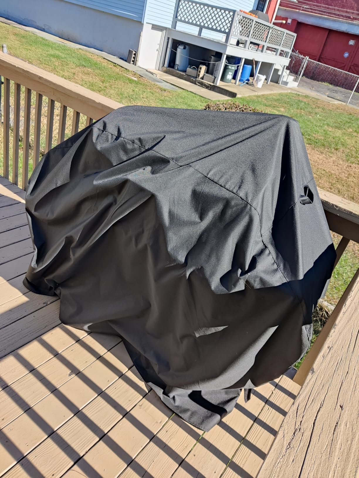 Unicook Heavy Duty Waterproof Grill Cover for Outdoor Grill 65 Inch, Black | Compatible with Weber Charbroil Nexgrill Gas Grills up to 63