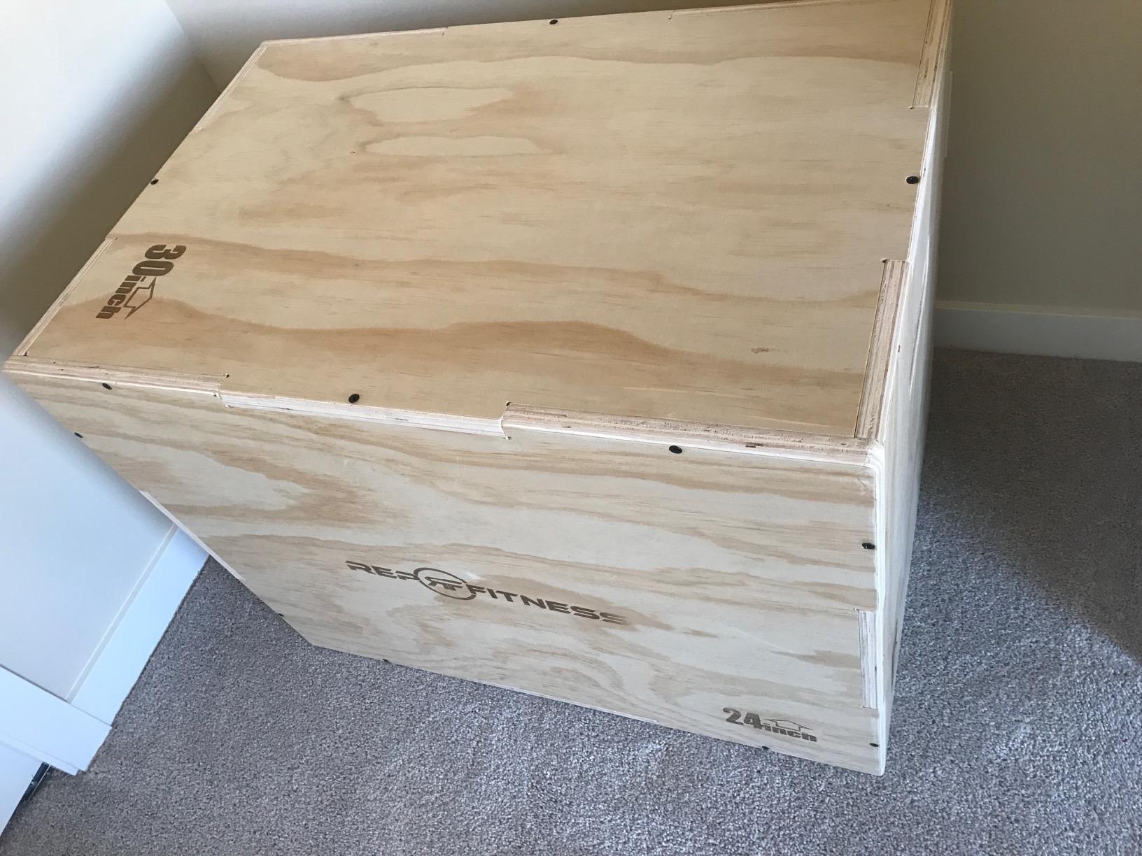Rep Plyometric Wood Jump Box | CrossFit & Strength Training | 12 to 30