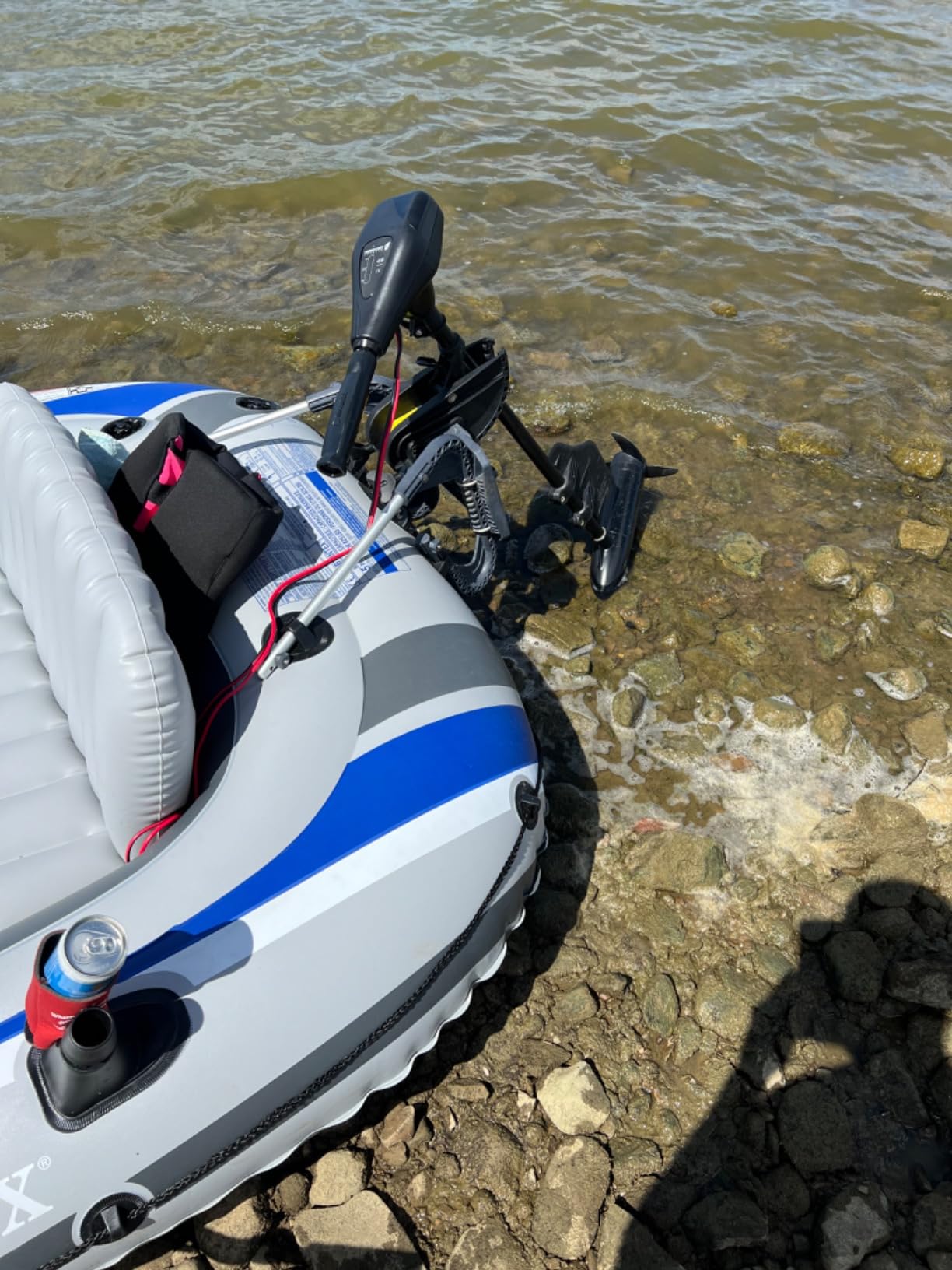 Newport NV-Series Thrust Saltwater Transom Mounted Trolling Electric Trolling Motor w/LED Battery Indicator customer photo 1