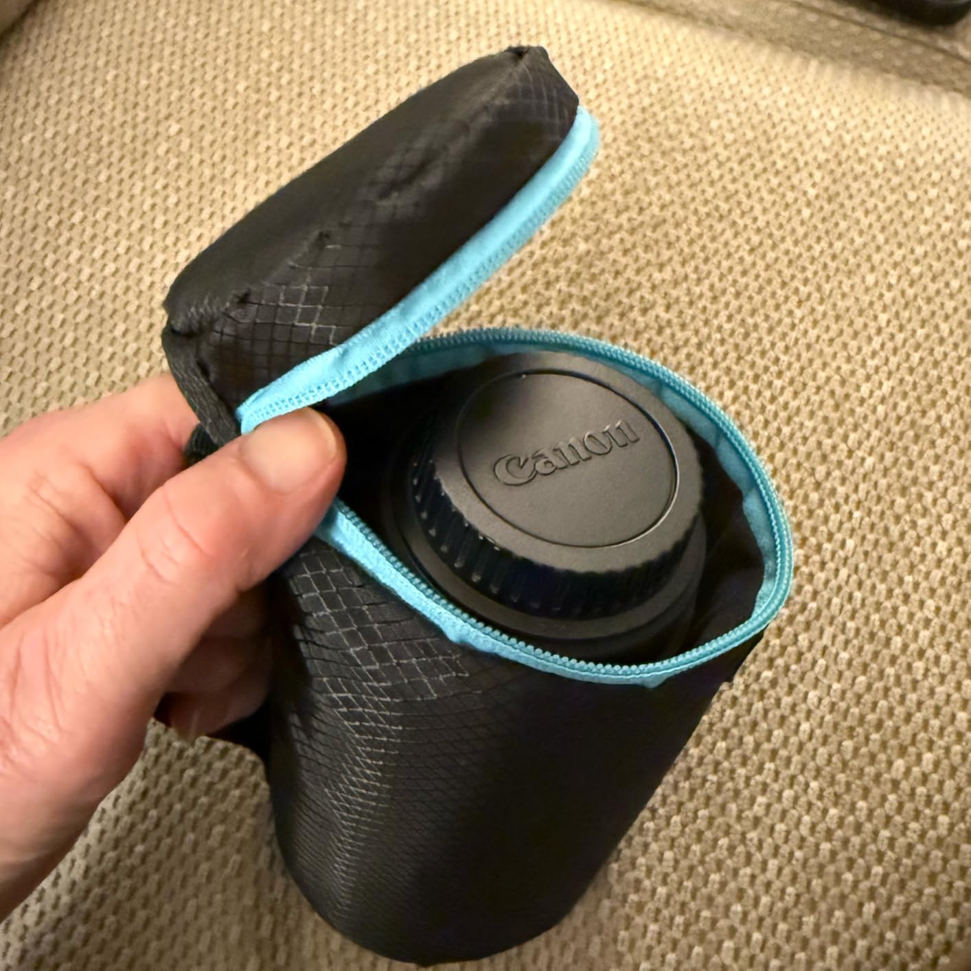 Lightdow 4pcs Pack Lens Pouch 5mm Thick Soft Neoprene DSLR Lens Bag customer photo 1