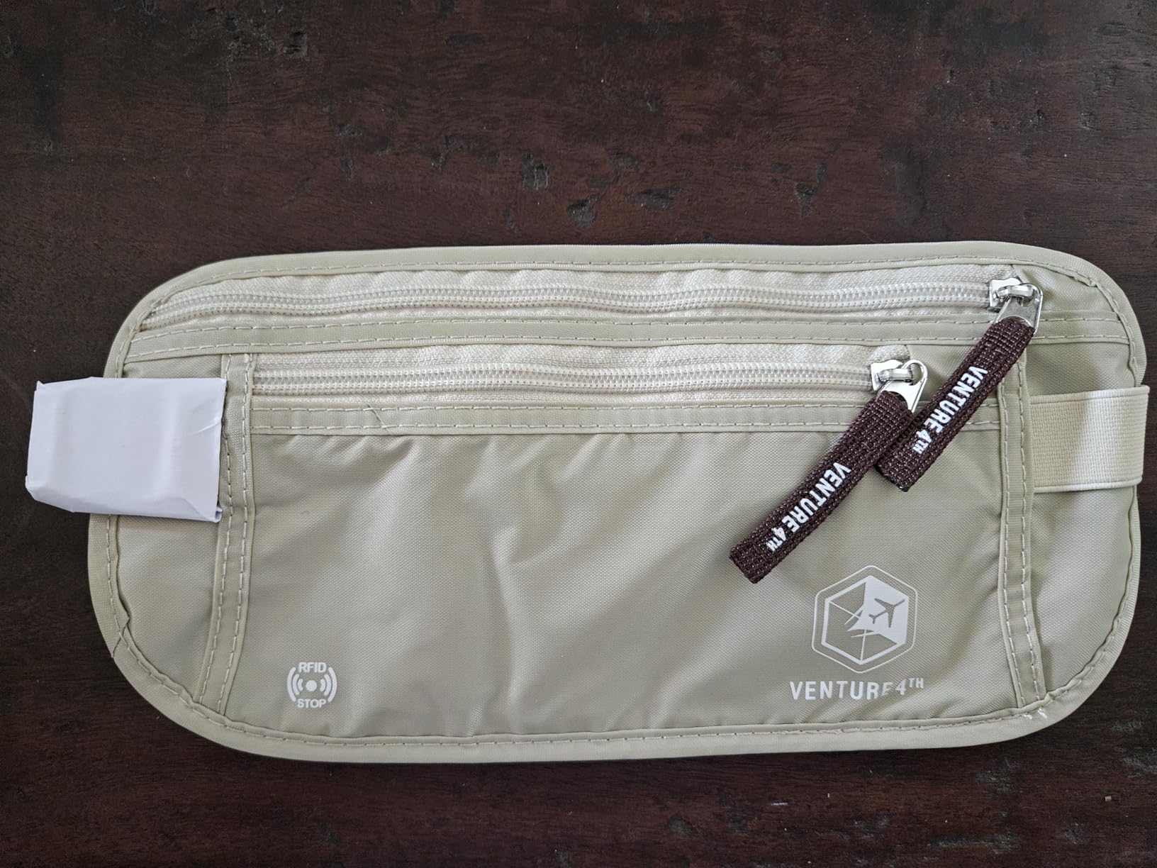 Travel Money Belt, RFID Blocking Passport Holder - Black customer photo 2