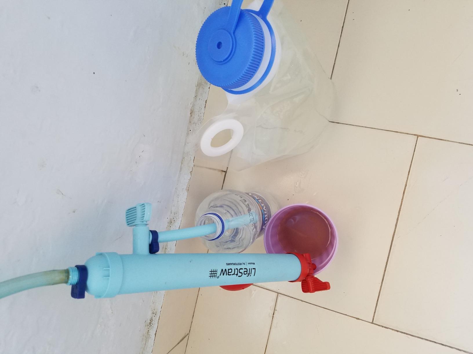 LifeStraw Mission - High-Volume Gravity-Fed Water Purifier, 12 L, Blue customer photo 1