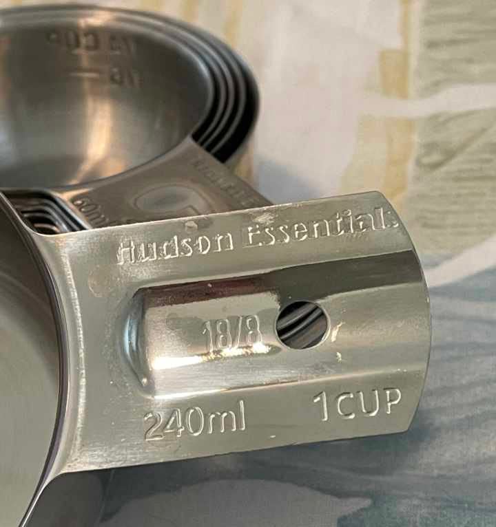 Hudson Essentials Stainless Steel Measuring Cups Set (6 Piece Set) customer photo 1