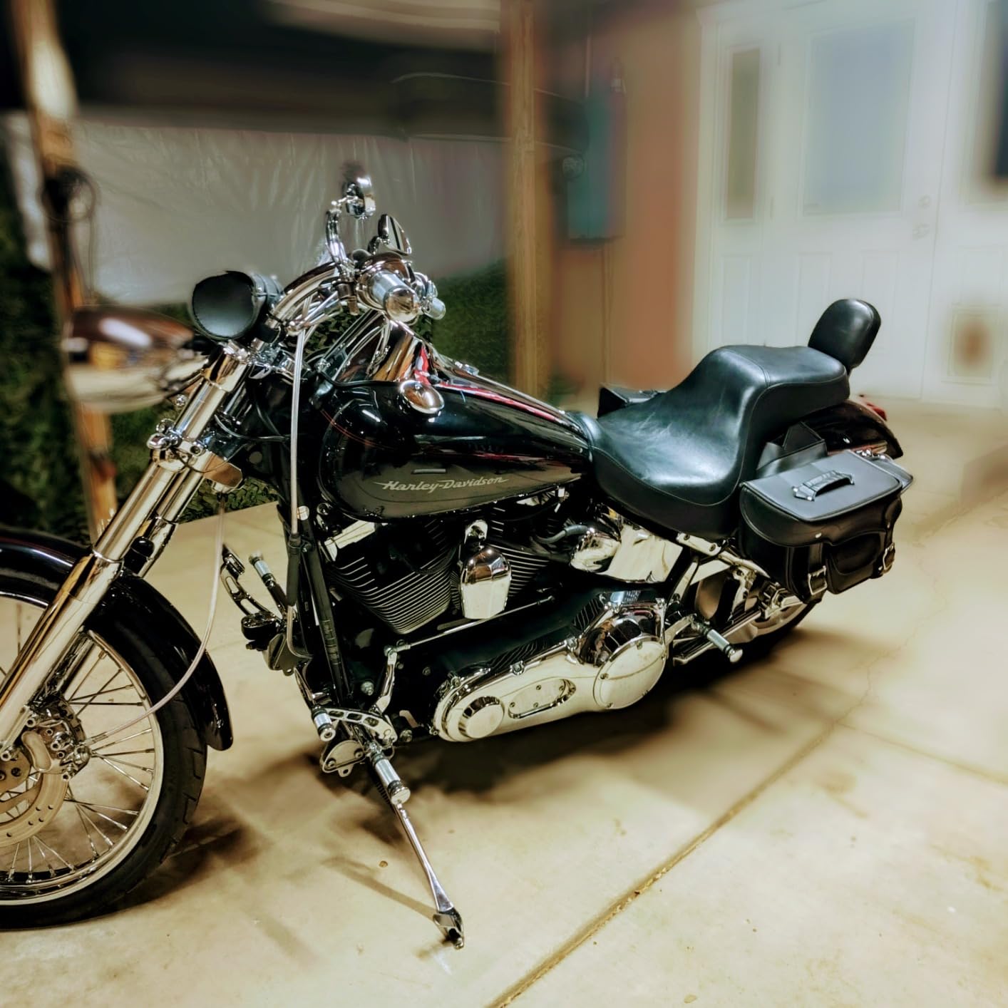 Milwaukee Leather SH66602 Zip-Off Double Pocket PVC Throw Over Motorcycle Saddlebags - One Size customer photo 1