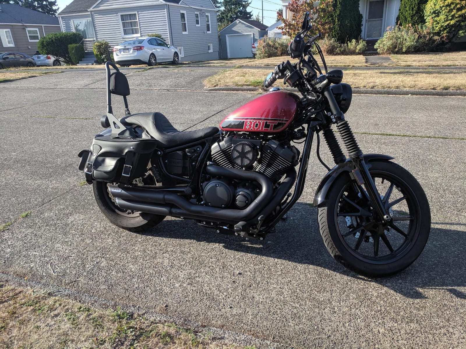 Milwaukee Leather SH66602 Zip-Off Double Pocket PVC Throw Over Motorcycle Saddlebags - One Size customer photo 2