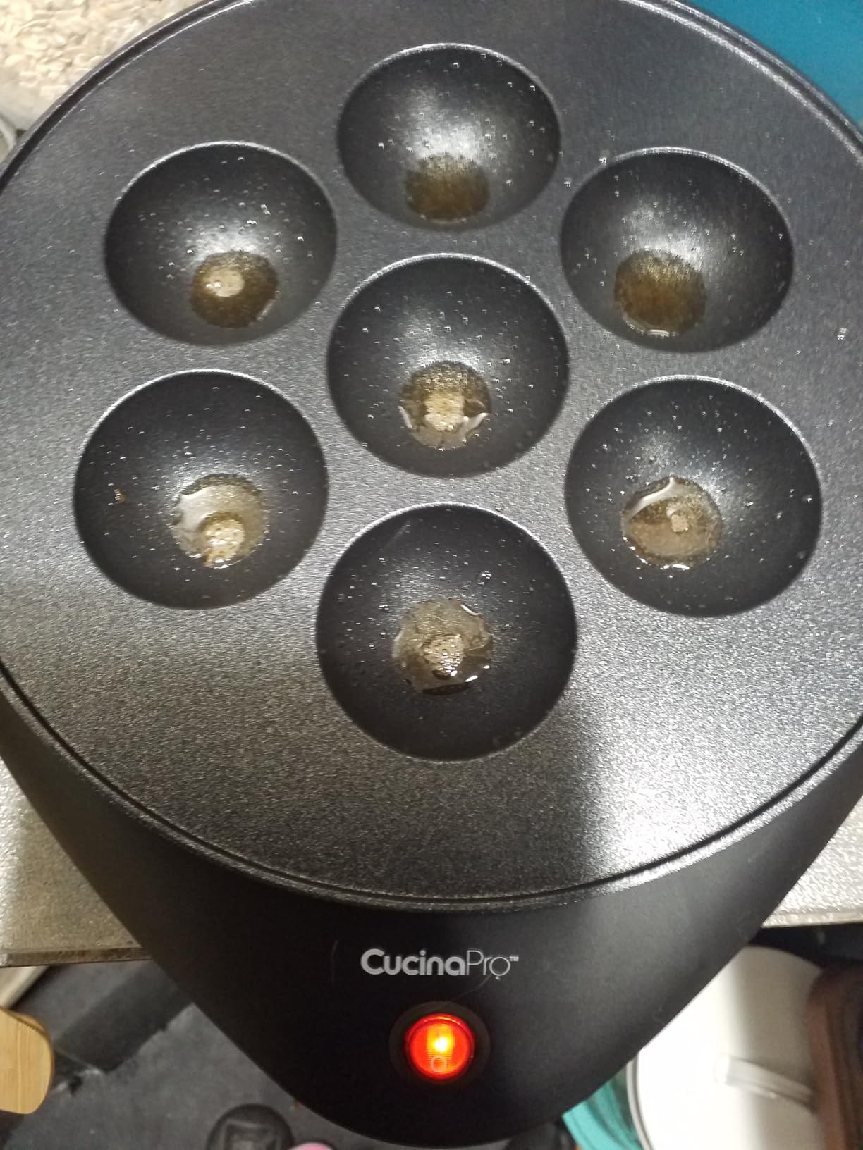 Ebelskiver Maker - Electric Non-stick Baker for Making Takoyaki, Aebleskiver | Octopus Balls, Donut Holes & Cake Pops customer photo 2