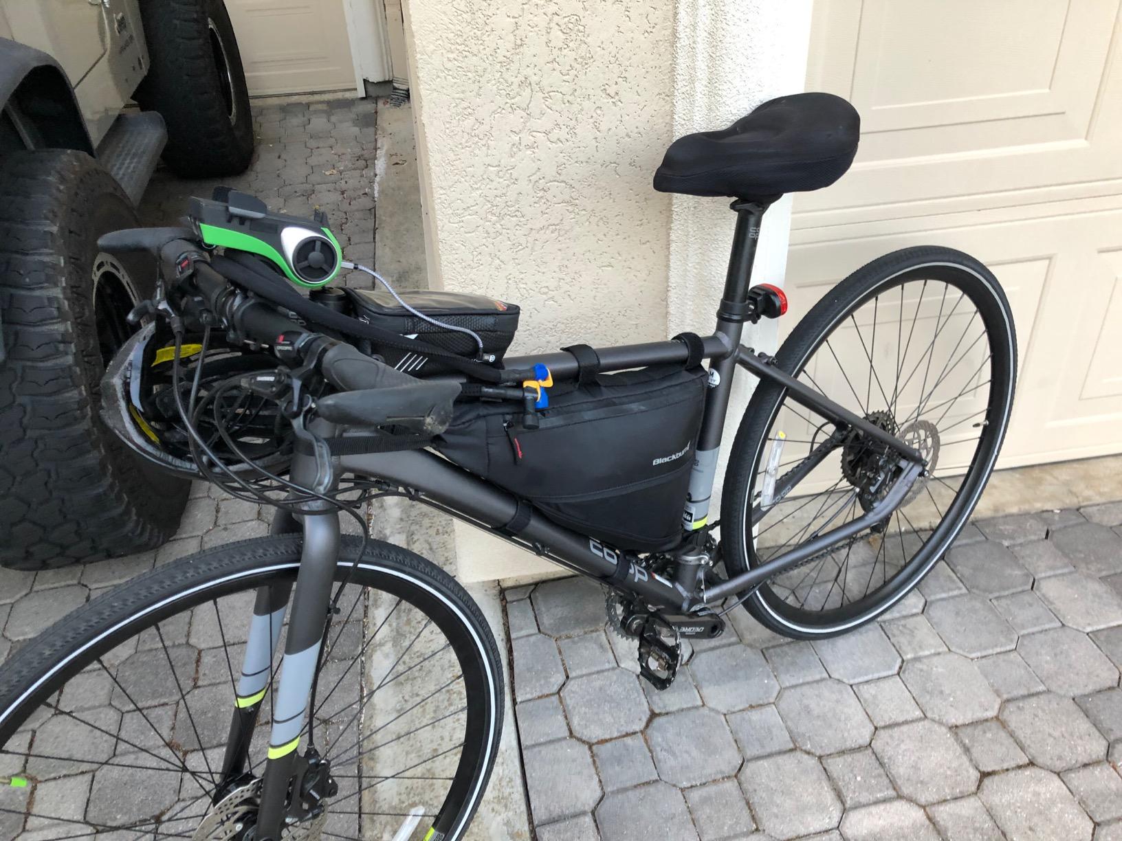 Blackburn Outpost Bike Frame Bag (Black) customer photo 1