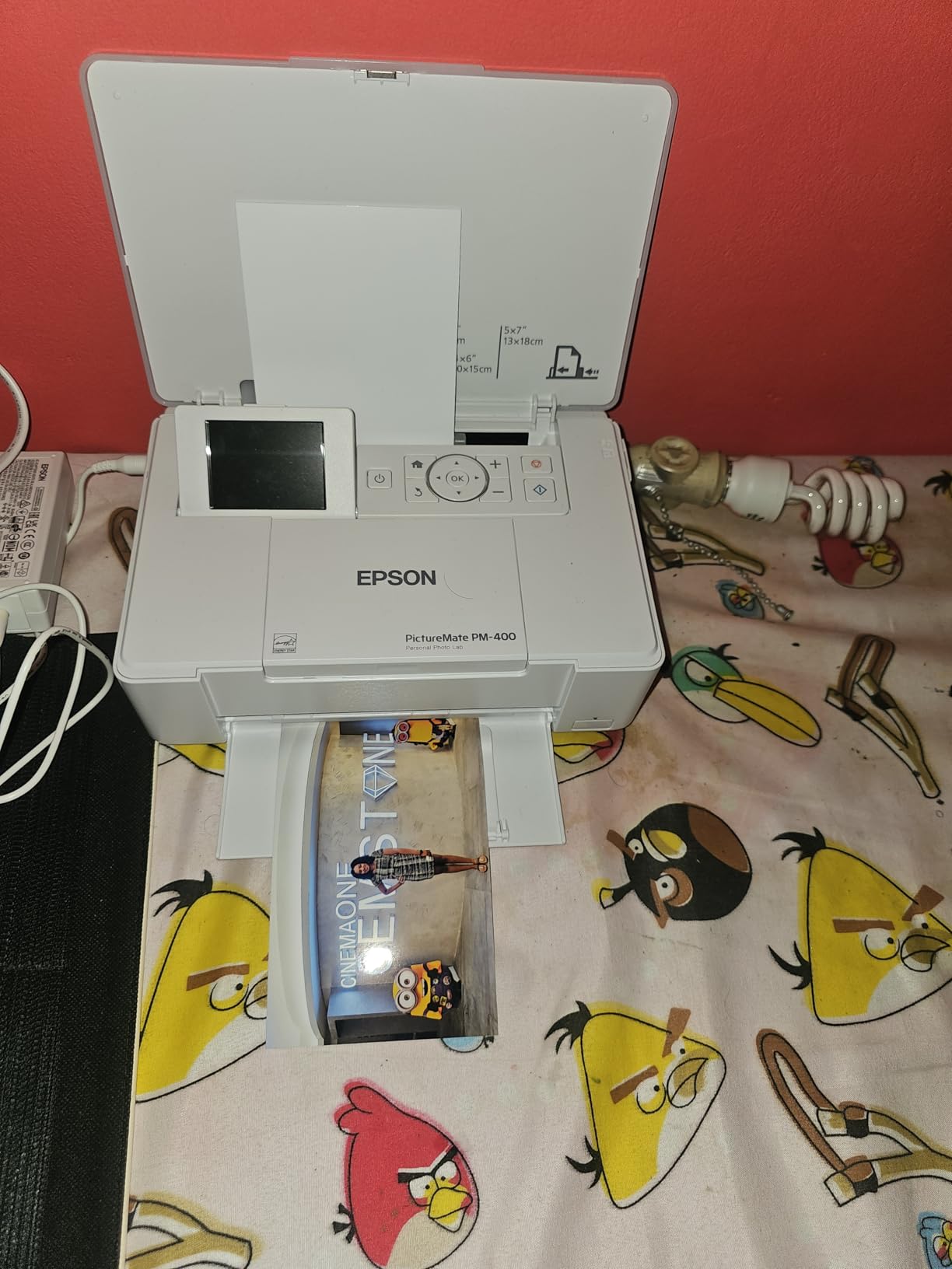 Epson PictureMate PM-400 Wireless Compact Color Photo Printer, Borderless 4 x 6 and 5 x 7 in., Mobile Support customer photo 1