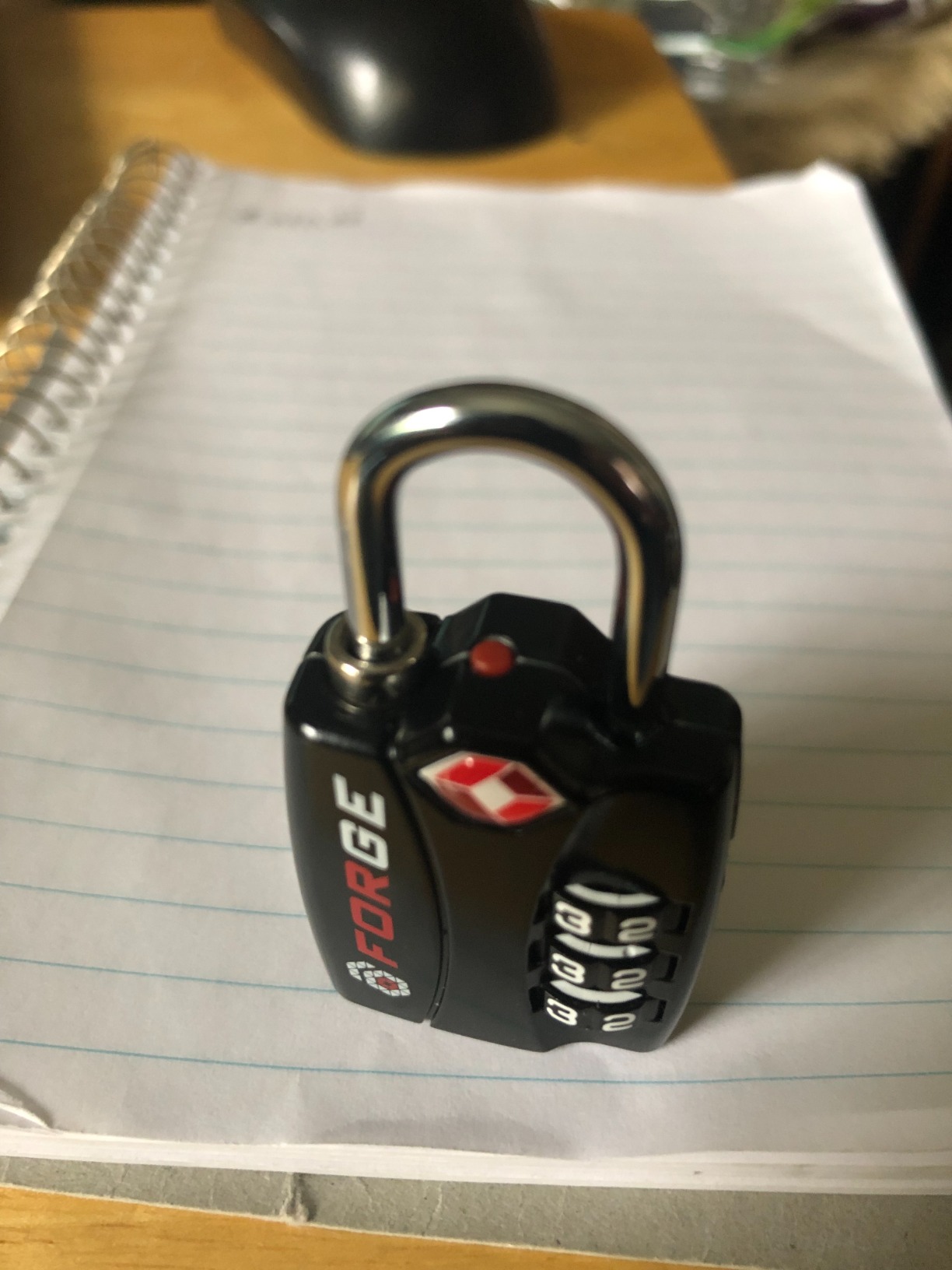 Forge TSA Approved Luggage Locks - Black 2 PK customer photo 2