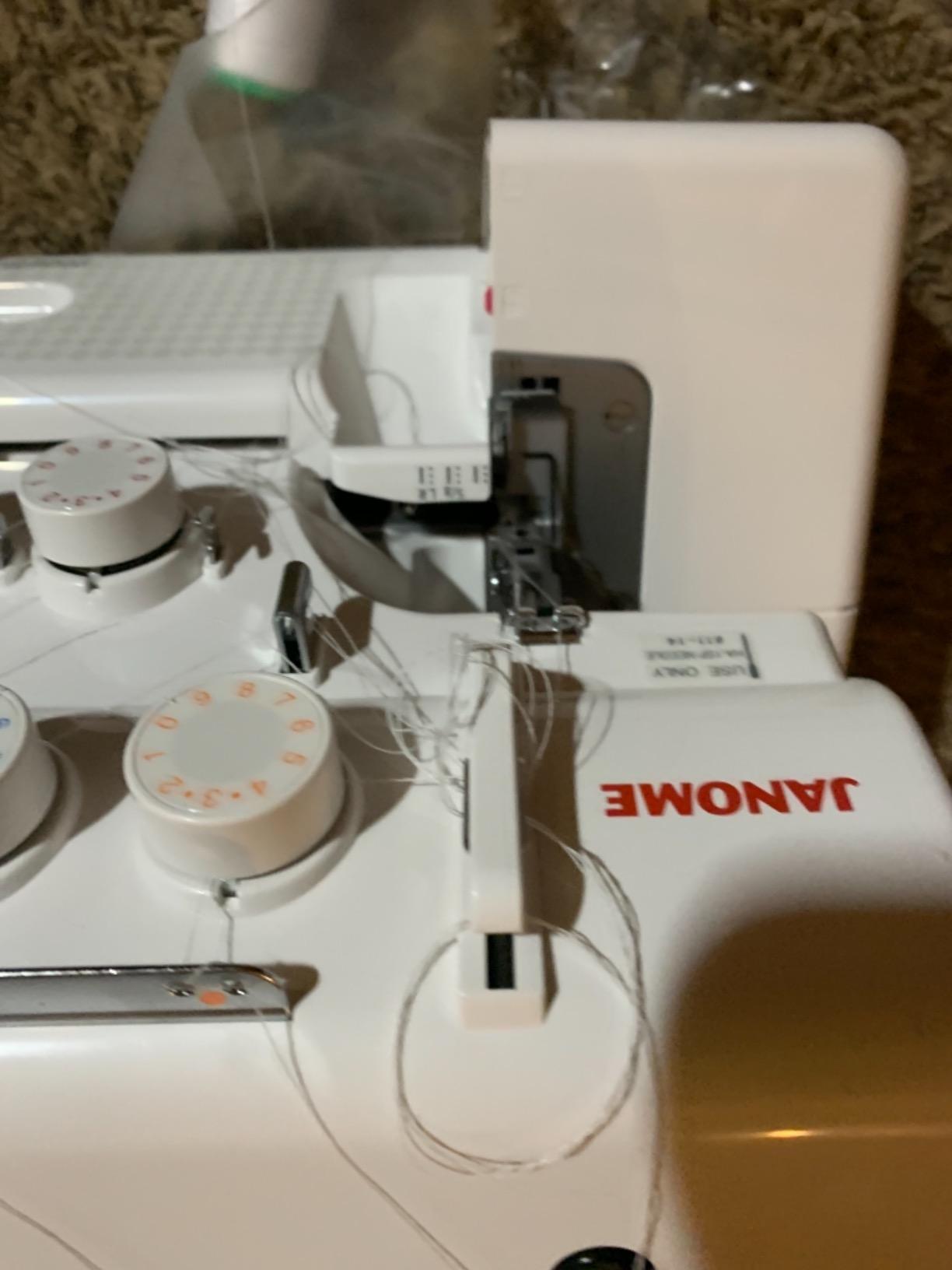 Janome 8002D Serger Includes Bonus Accessories customer photo 2