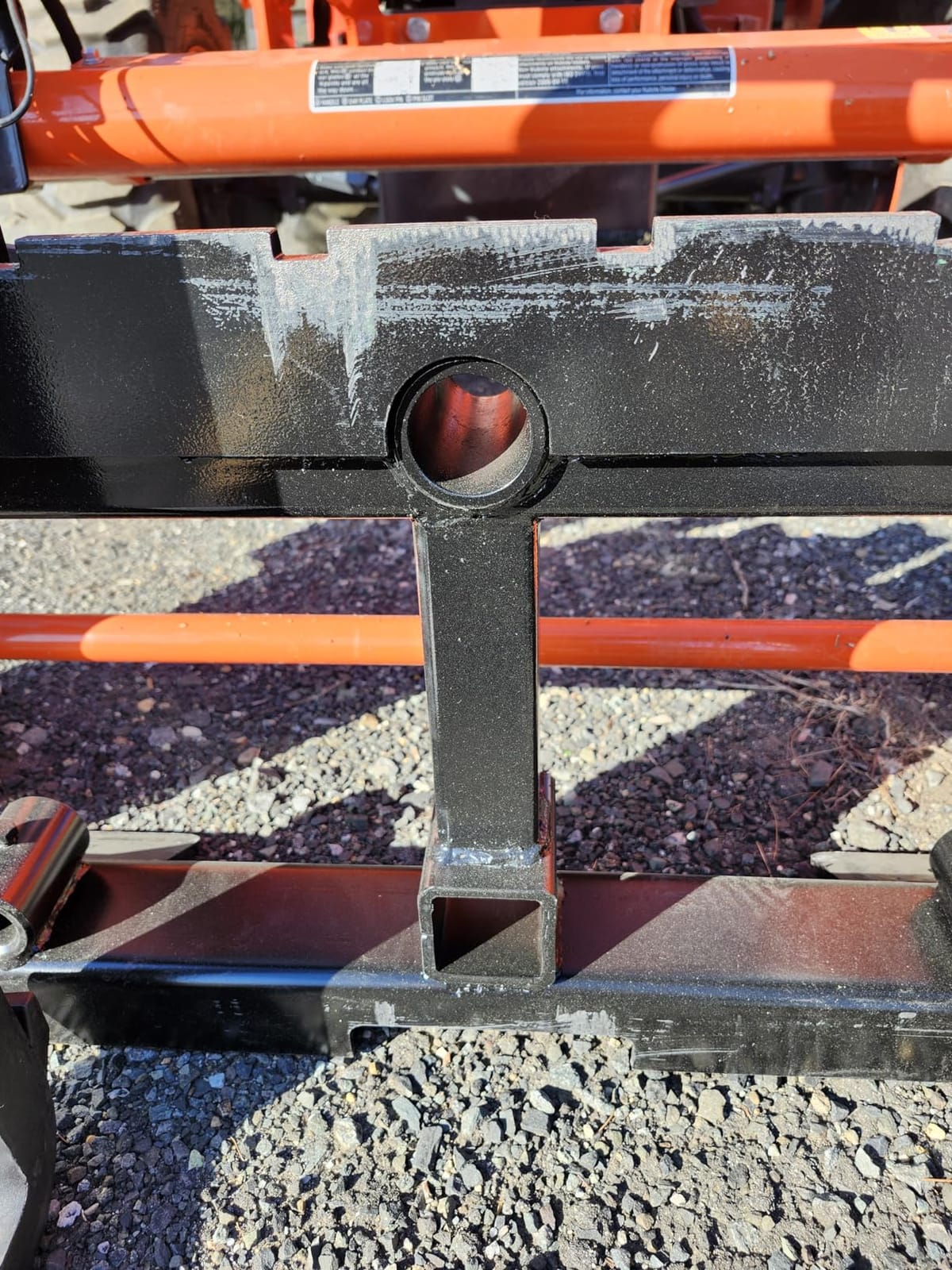 Titan Attachments Standard Series Skid Steer Pallet Fork Frame, 48 in | Quick Tach Connection Fits SSQA Loader Mounts for Fast Swaps. Rated 4,000 lb with a 2-inch Receiver Hitch for Towing customer photo 1