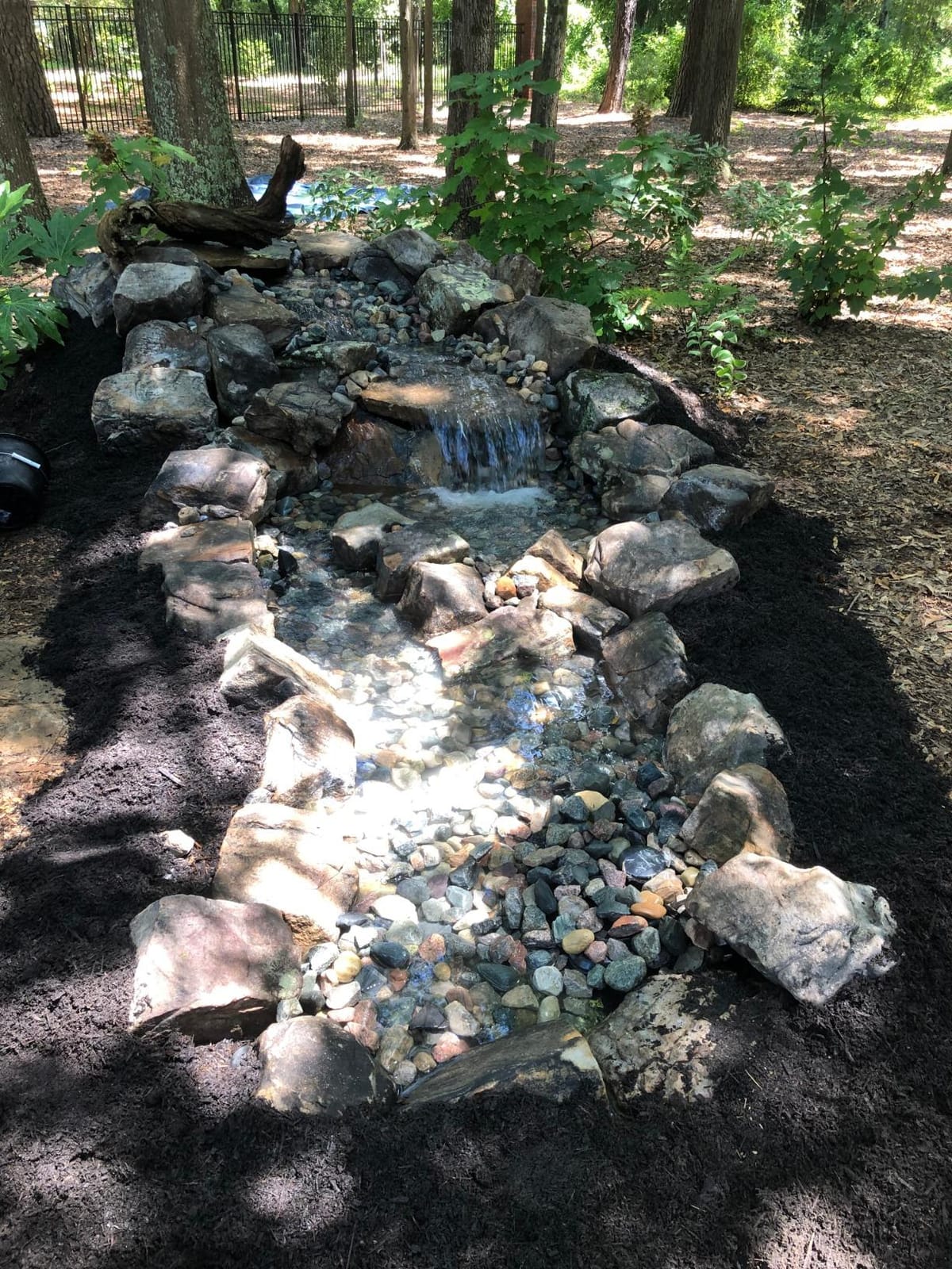 Aquascape Small Pondless Waterfall Kit, 6-Ft Stream, 53038 | Outdoor water feature kit with pump, spillway, vault, AquaBlox, EPDM liner, pipe and underlayment customer photo 2