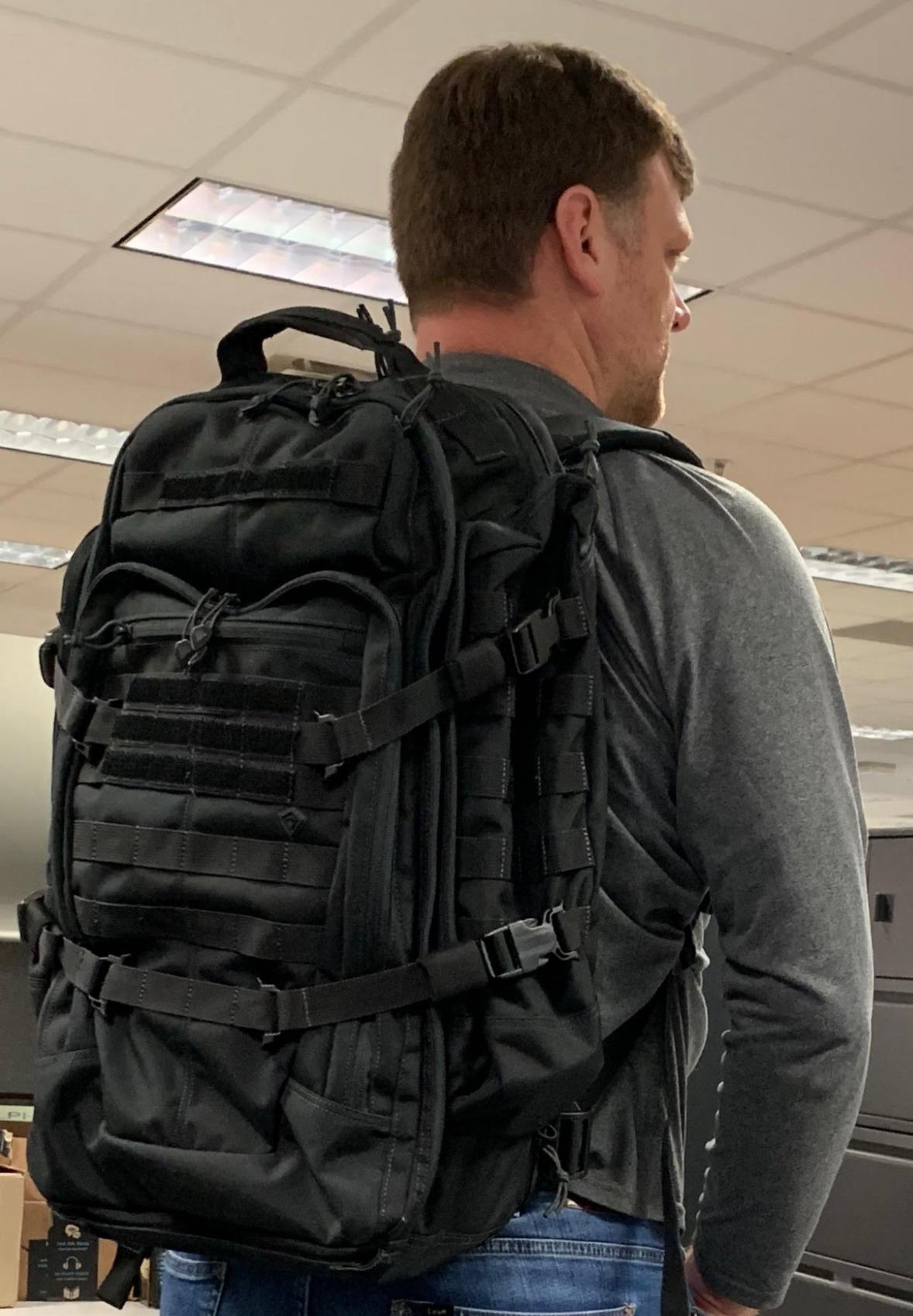 First Tactical Specialist 3-Day Backpack 56L, Large Survival Go Bag, OD Green customer photo 2
