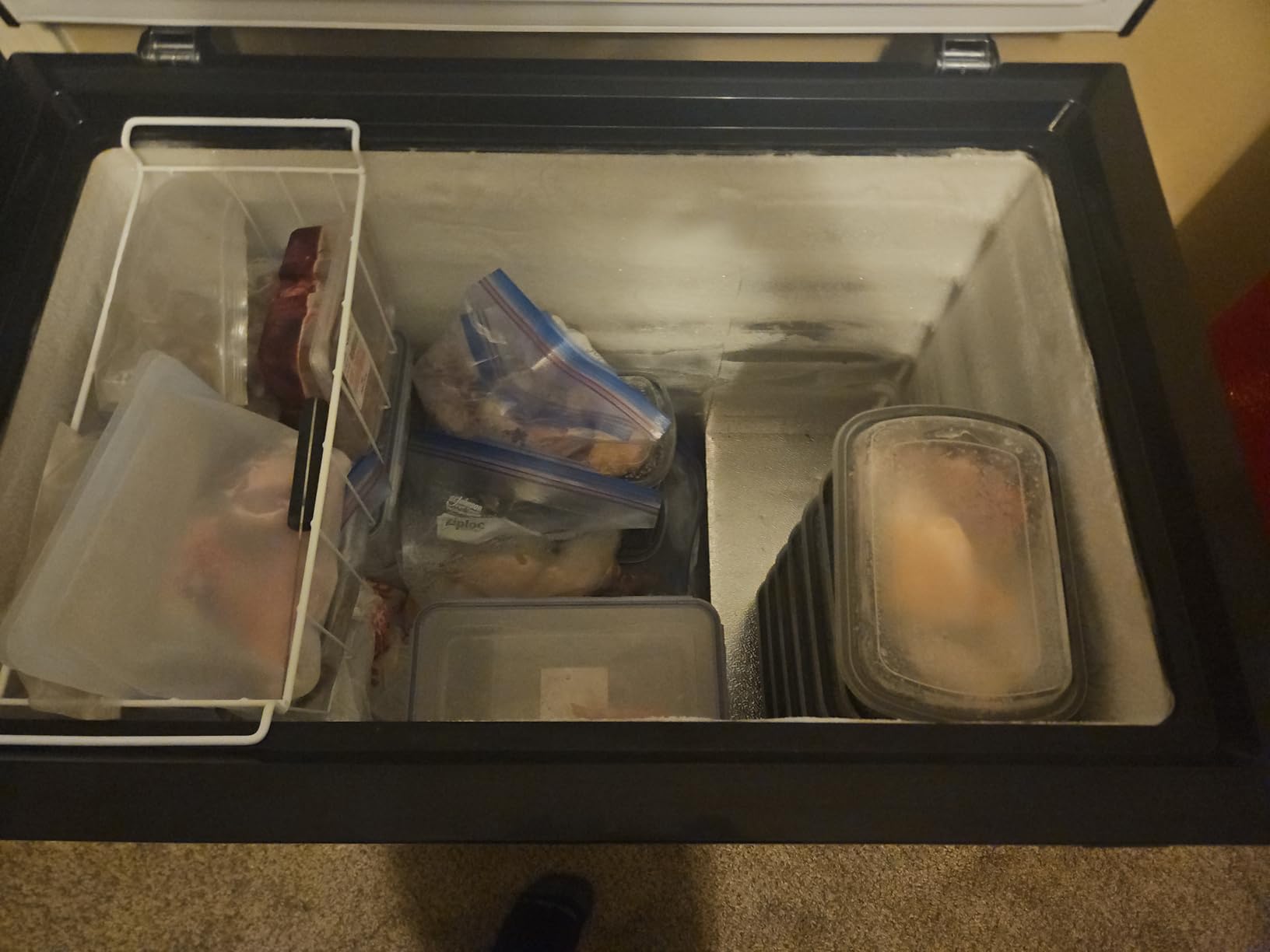 Arctic Chef, 7 Cu. Ft. Convertible Chest Freezer, Garage Ready Freezer or Refrigerator, Manual Defrost Chest Freezer with External Temperature Control, Removable Basket, Defrost Drain, Power Indicator customer photo 1
