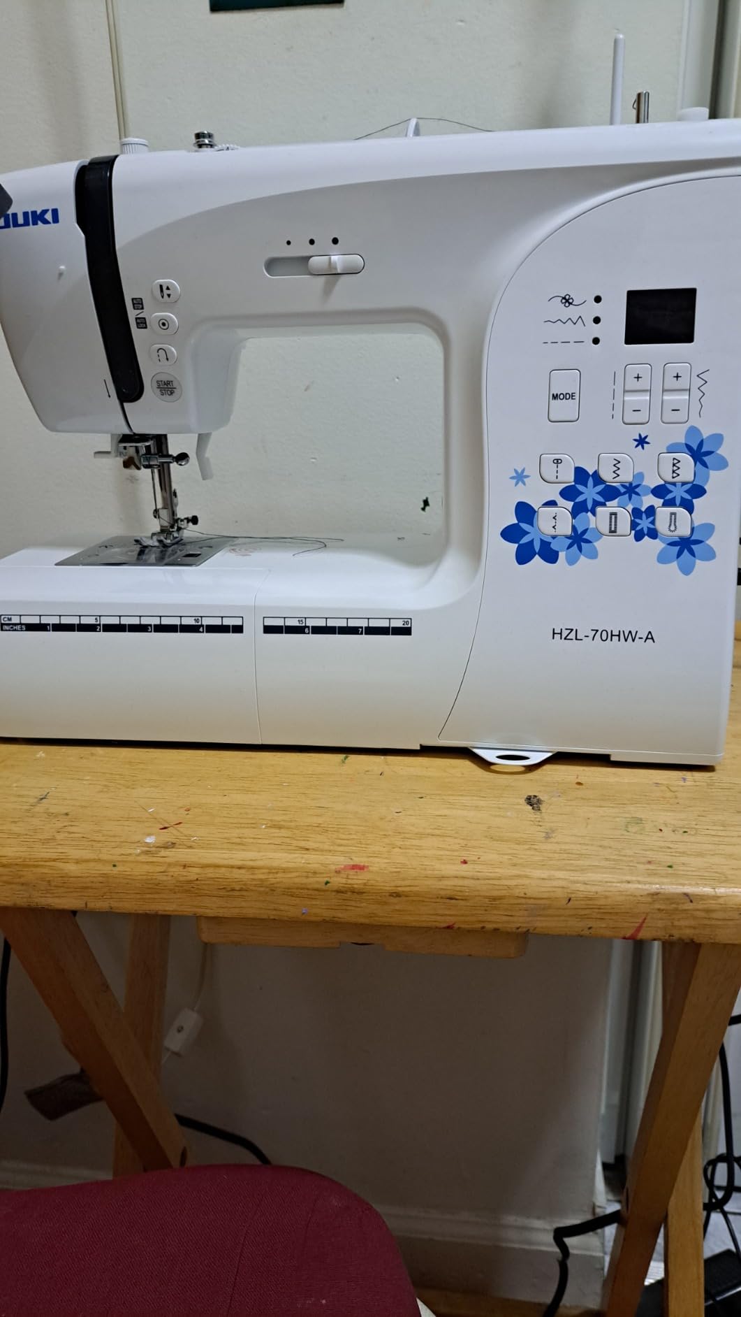 Juki HZL-70HW Computer Sewing Machine | 80 Sewing Patterns, 6 Types of Stitch Patterns, Quick Reference Plate customer photo 2