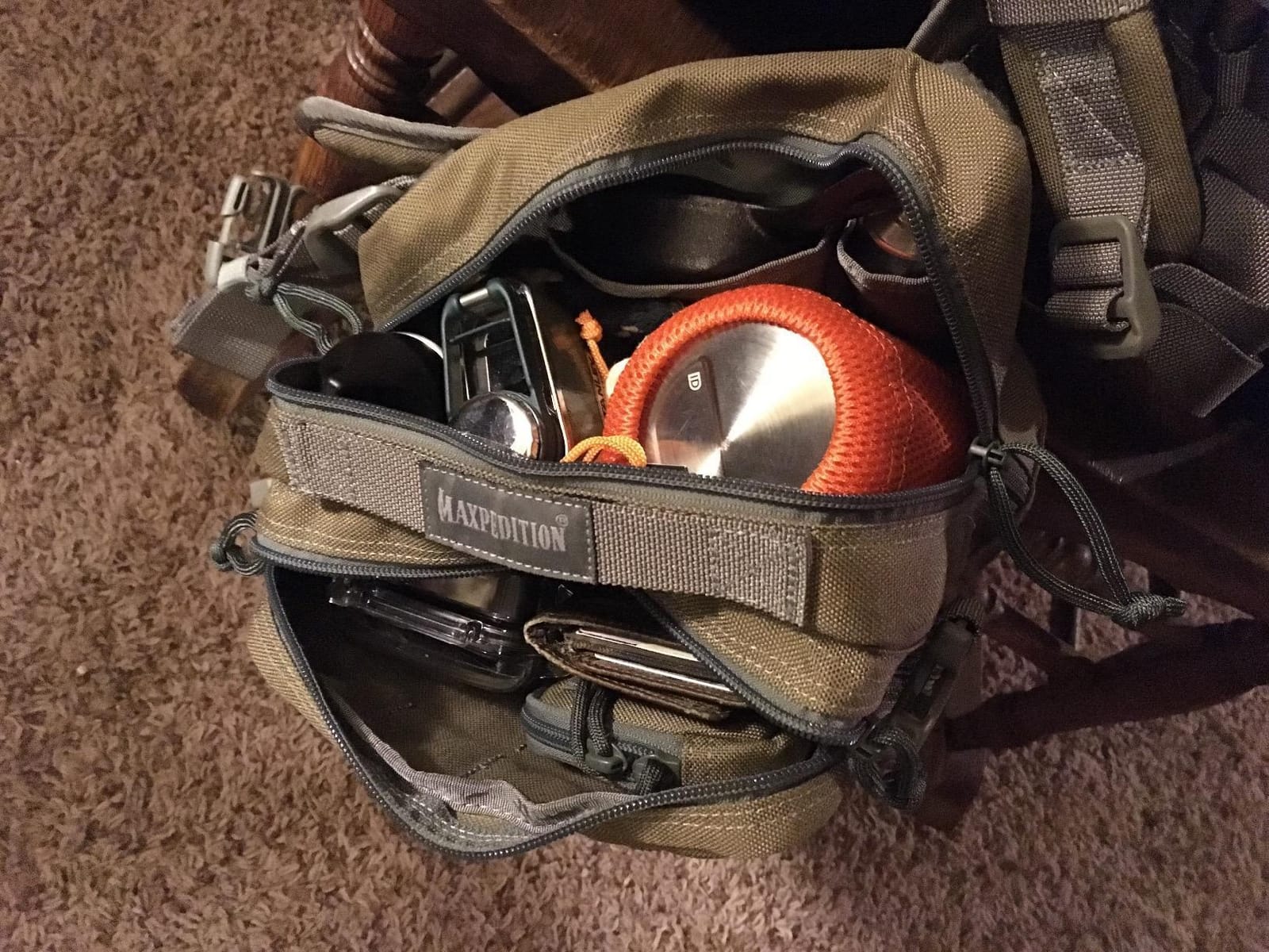 MAXPEDITION Gyrfalcon Backpack (Khaki-Foliage) 36L Tactical Backpack with Detachable Waist Pack, MOLLE Internal Frame Rucksack, Military Survival Pack, Bug Out Bag, PT1054KF customer photo 2