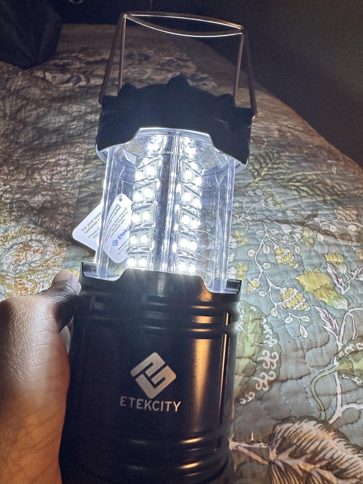Etekcity LED Camping Lanterns, Battery Included, 4 Pack | Power Outages, Hurricane Preparedness, Camping Essentials, Emergency Kit, Water Resistant, Collapsible Design customer photo 1