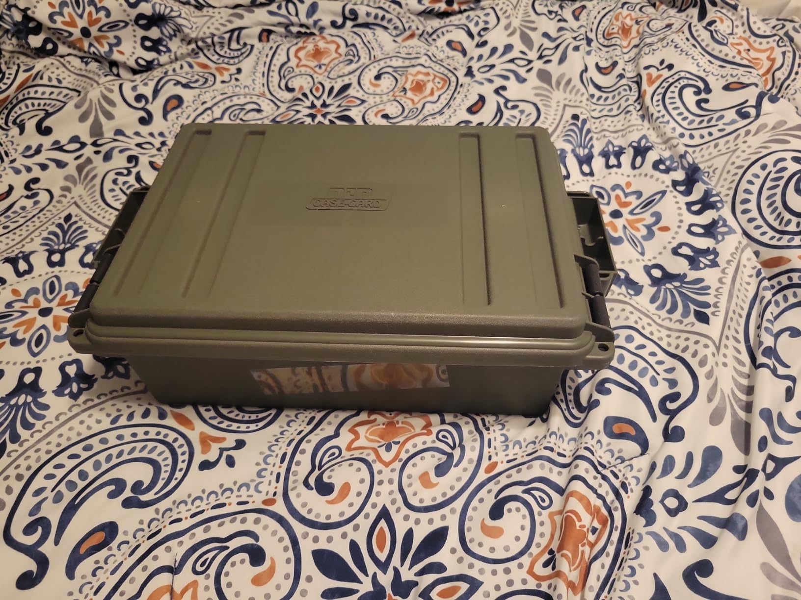 MTM ACR4-18 Ammo Crate Utility Box - Carry up to 65lbs of gear - Stackable design, double padlock for security - Water-resistant O-ring seal - Army Green customer photo 2