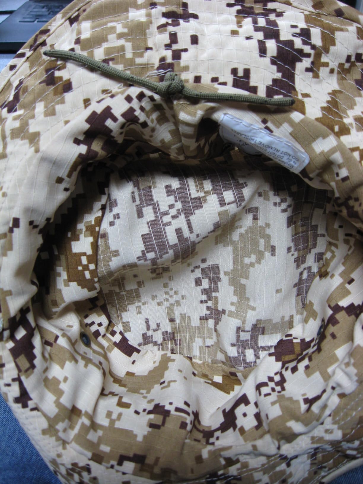 Wide Brim Boonie Hat, Men & Women Top Camo Bucket Hats for Safari Military Beach customer photo 2