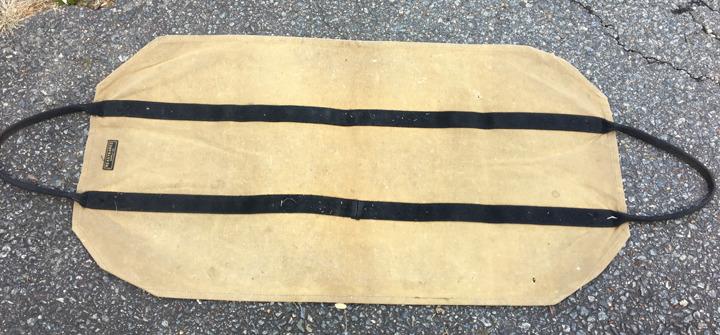 Readywares Firewood Carrier - Camping Waxed Canvas Camping Log Carrier, Tan customer photo 1