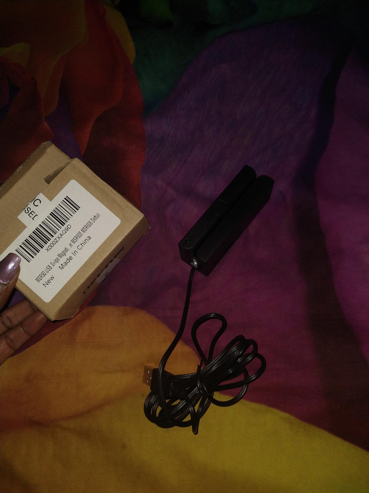 MSR90 USB Swipe Magnetic Credit Card Reader 3 Tracks Mini Smart Card Reader MSR605 MSR606 Deftun customer photo 1