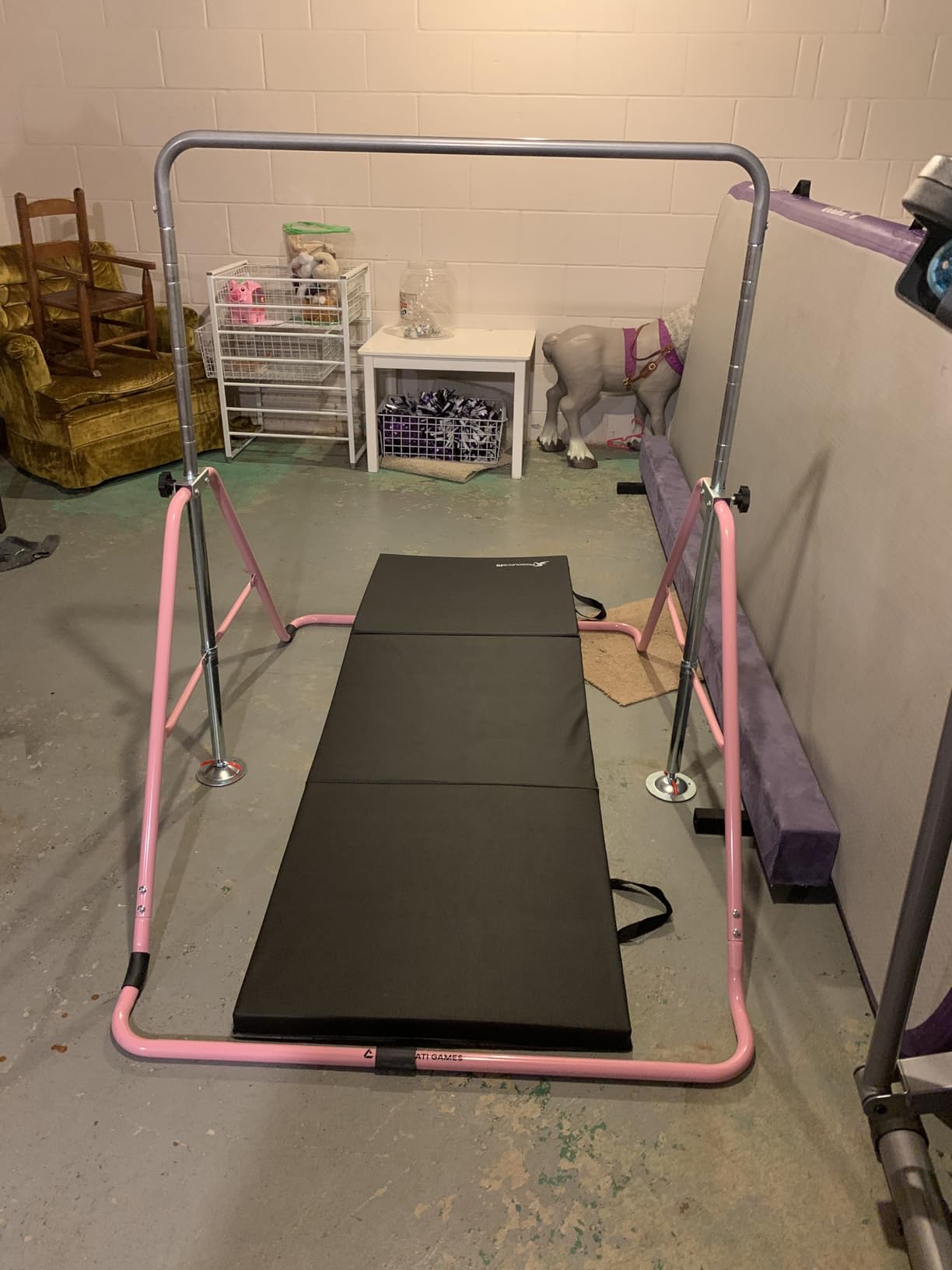 ProsourceFit Tri-Fold Folding Thick Exercise Mat 6'x2' with Carrying Handles customer photo 2
