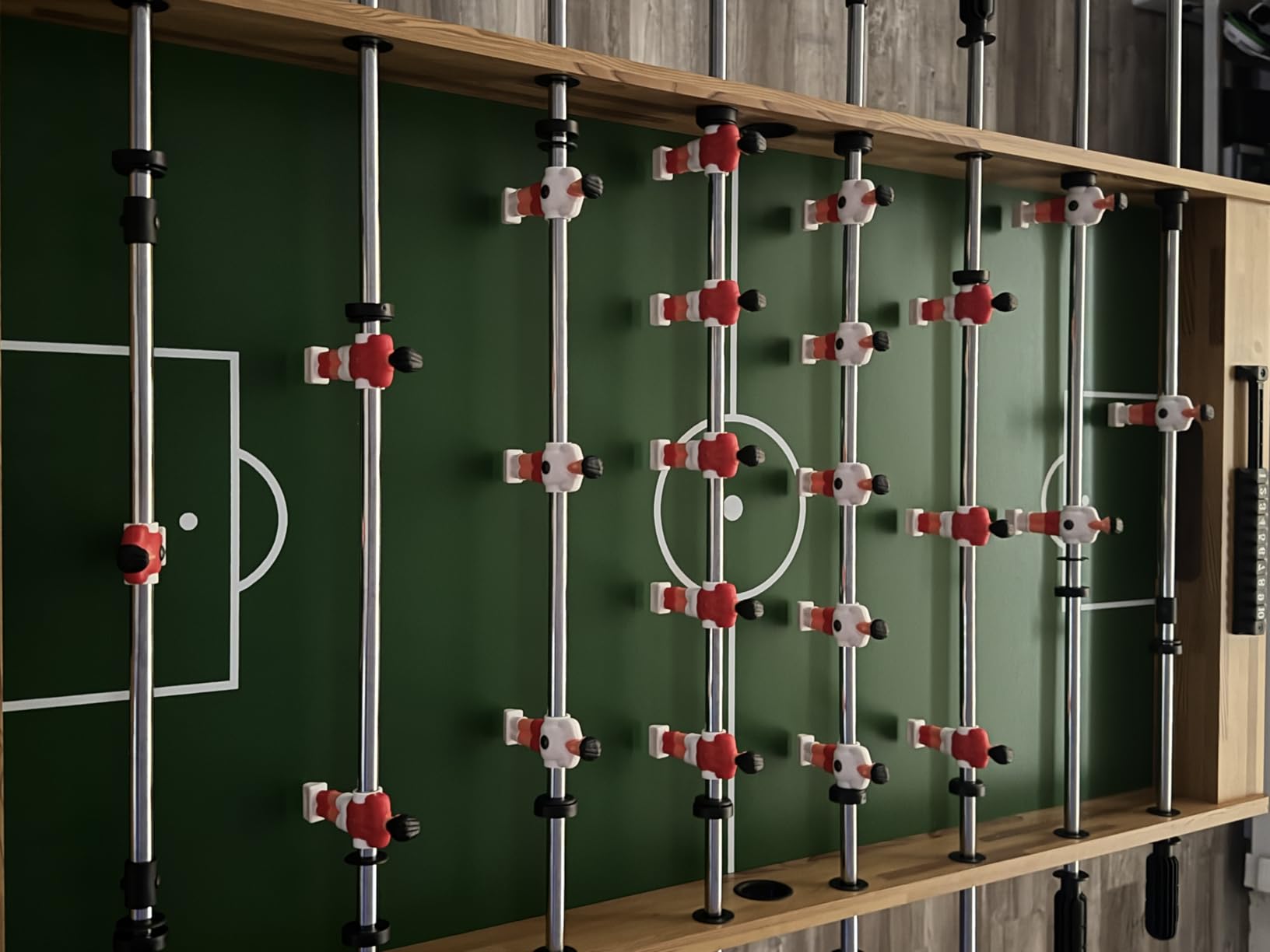 Best Choice Products Foosball Table for Kids and Adults, Game Room Soccer Game Table w/ 2 Balls, 2 Cup Holders, Ergonomic Handles, Chrome Finished Metal Bars customer photo 2