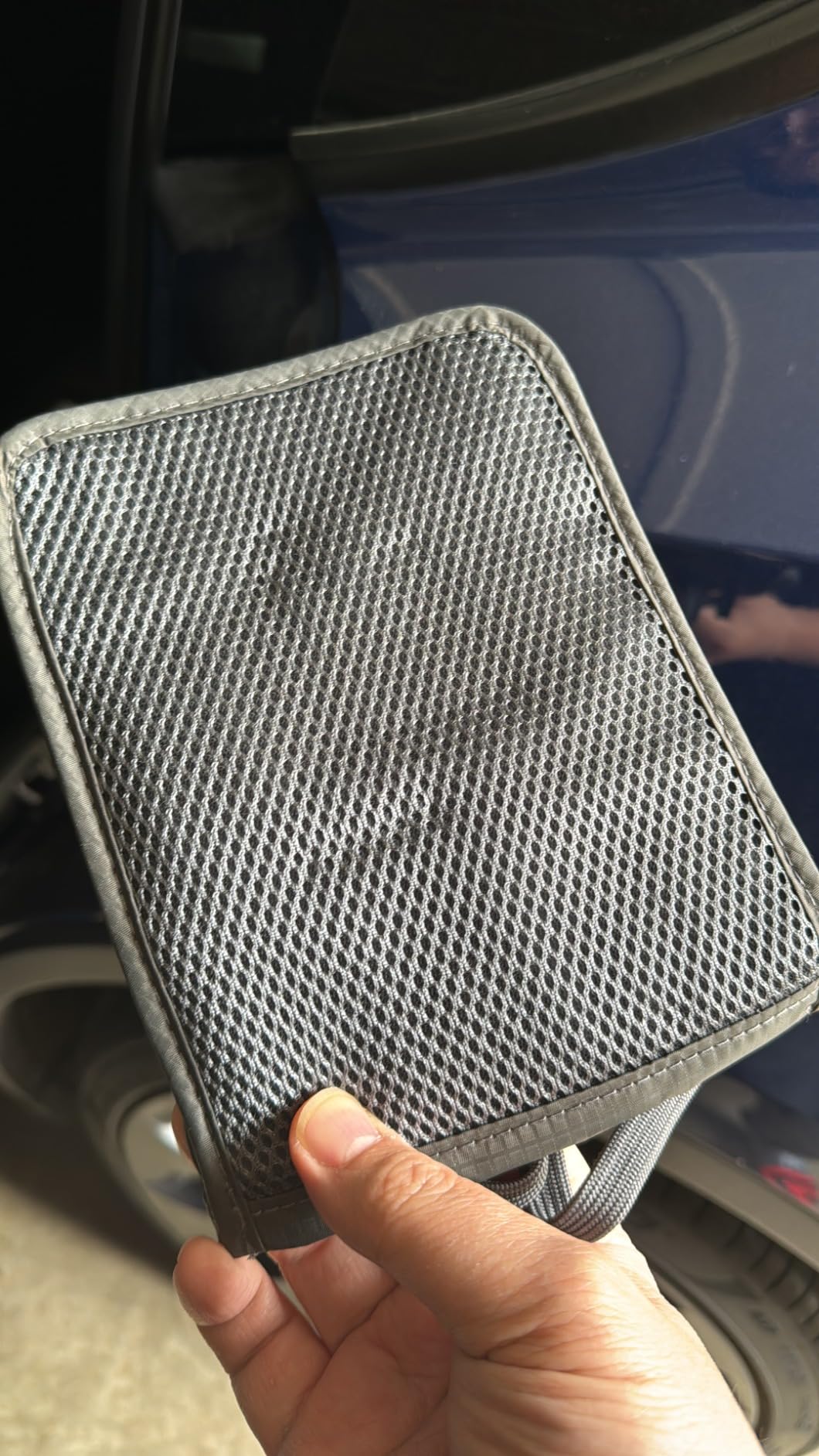 VENTURE 4TH Travel Neck Wallet, RFID Blocking Passport Holder - Gray customer photo 2