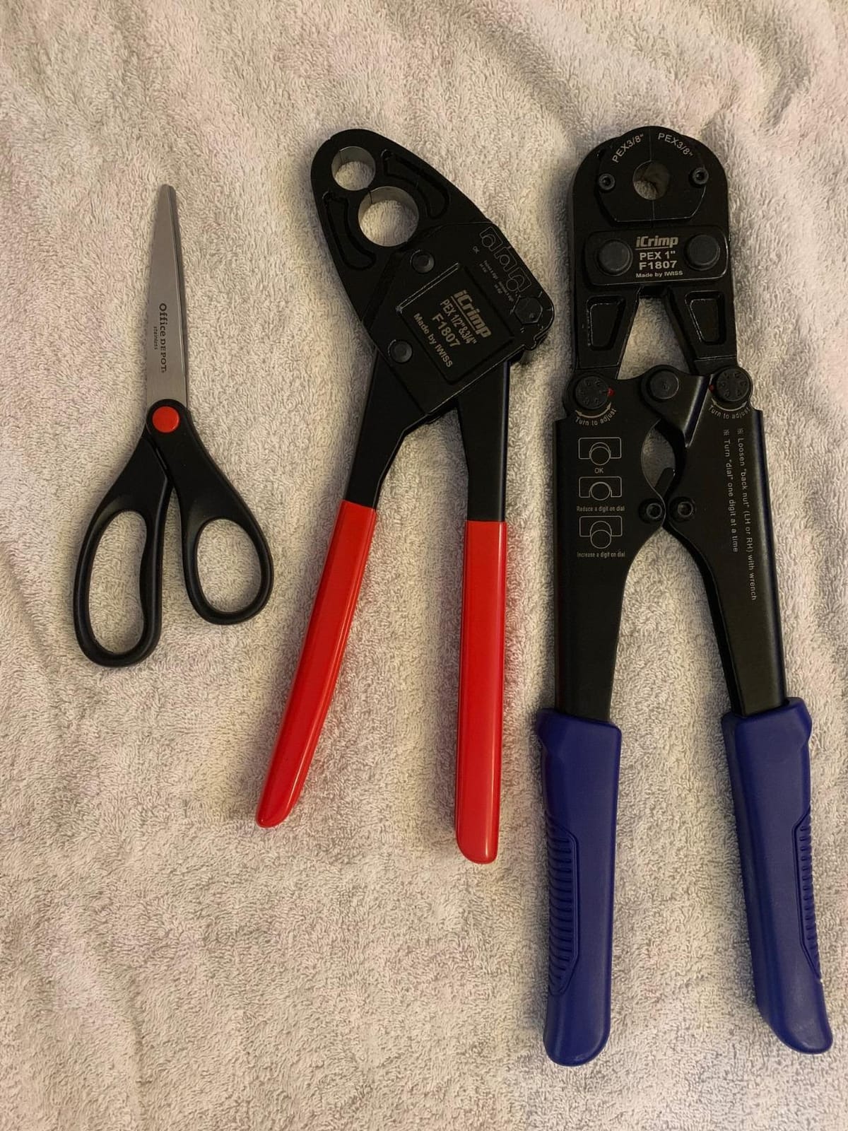 IWISS Angle PEX Crimping Tools Combo Kits for 1/2