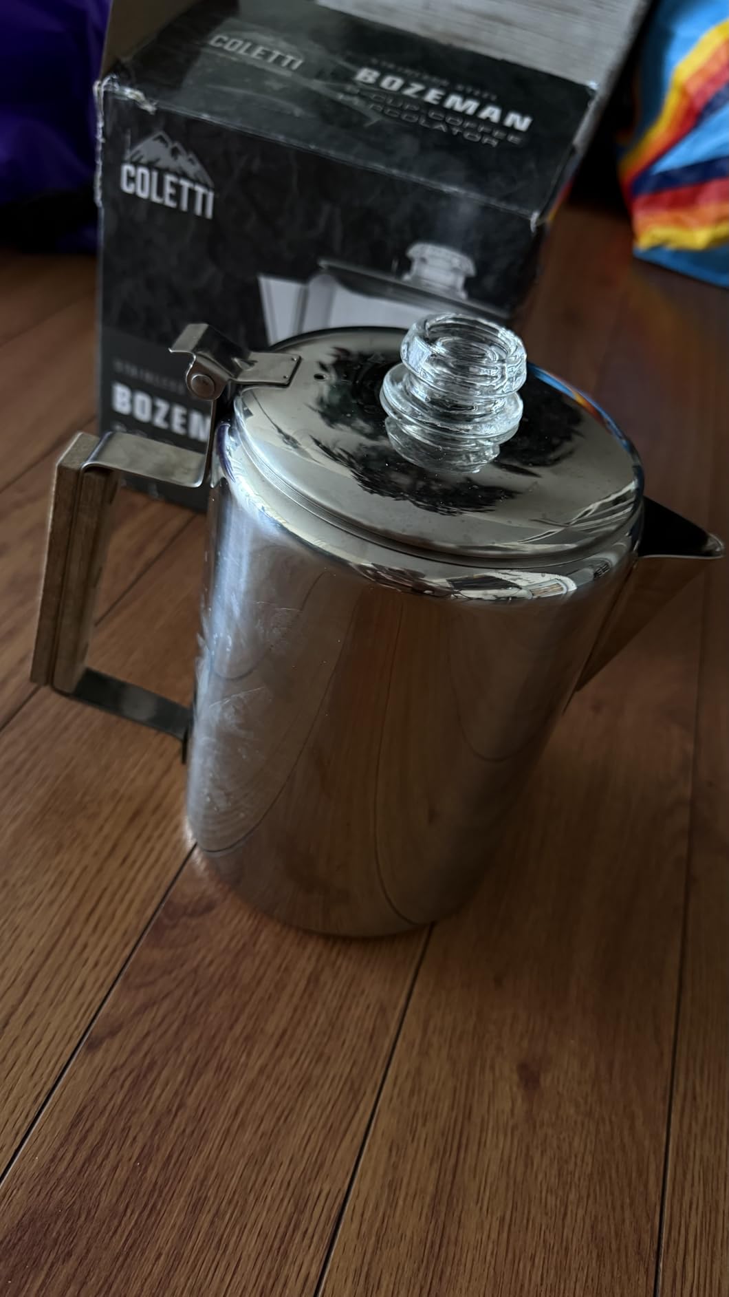 COLETTI Bozeman Percolator Coffee Pot - NO Aluminum or Plastic [9 cup] customer photo 1
