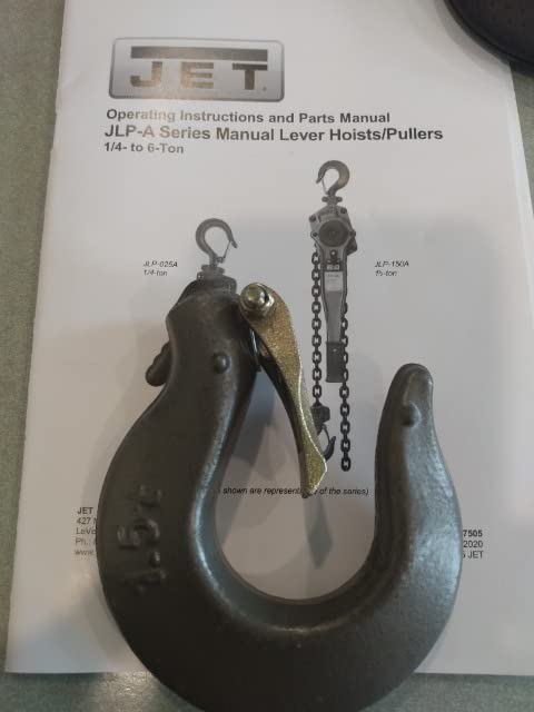 JET 3/4-Ton Lever Hoist, 10' Lift (Model JLP-075A-10) customer photo 2