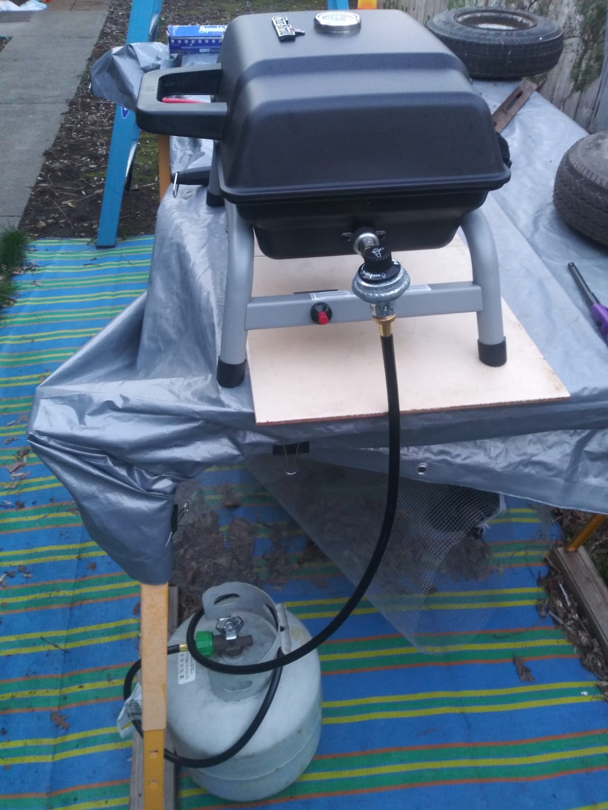 Charbroil 1-Burner Portable Propane Gas Grill, Black - 17402049 customer photo 1