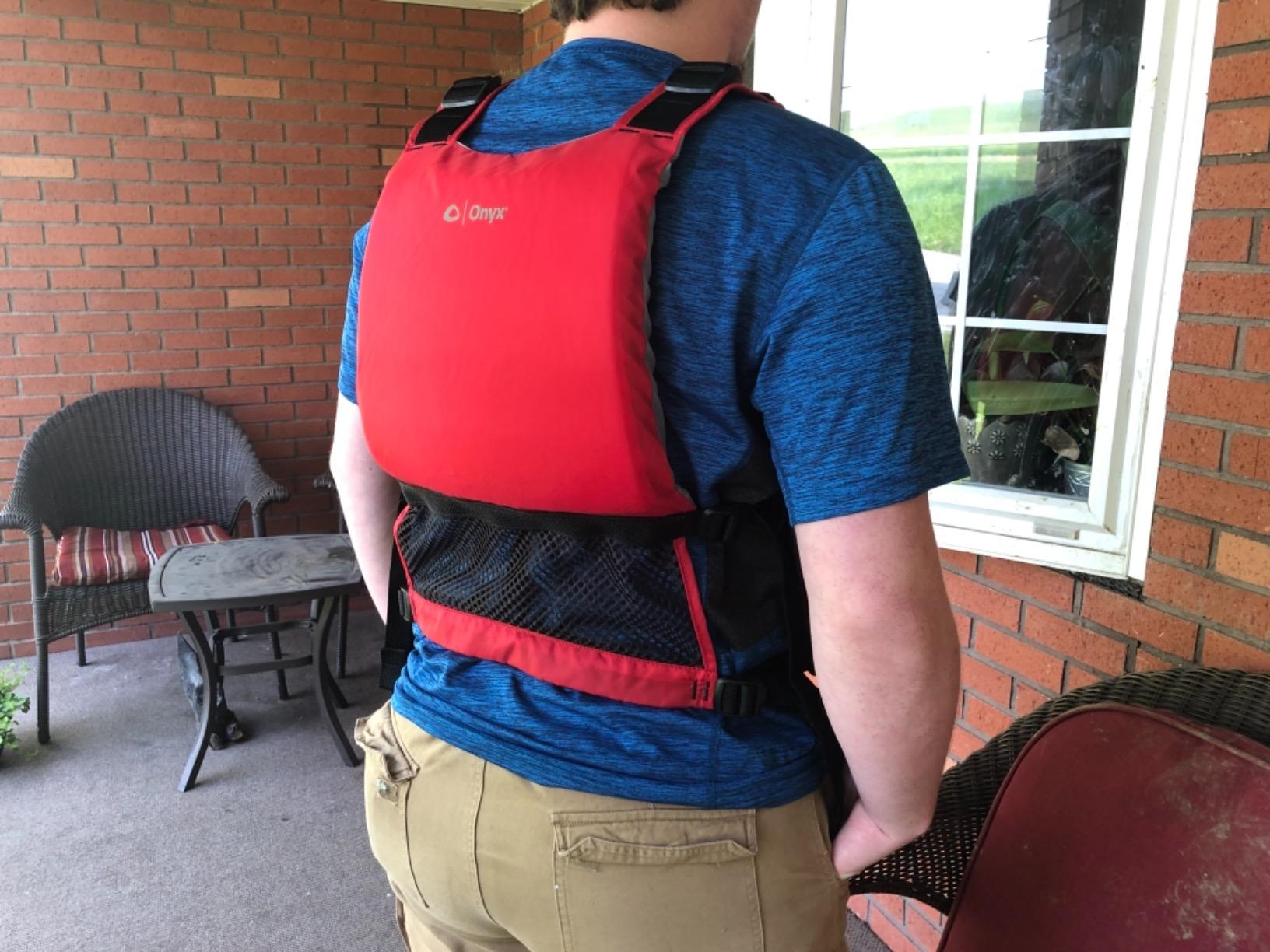 Onyx Universal Paddle Life Jacket, USCG & TC Approved Adult PFD customer photo 1
