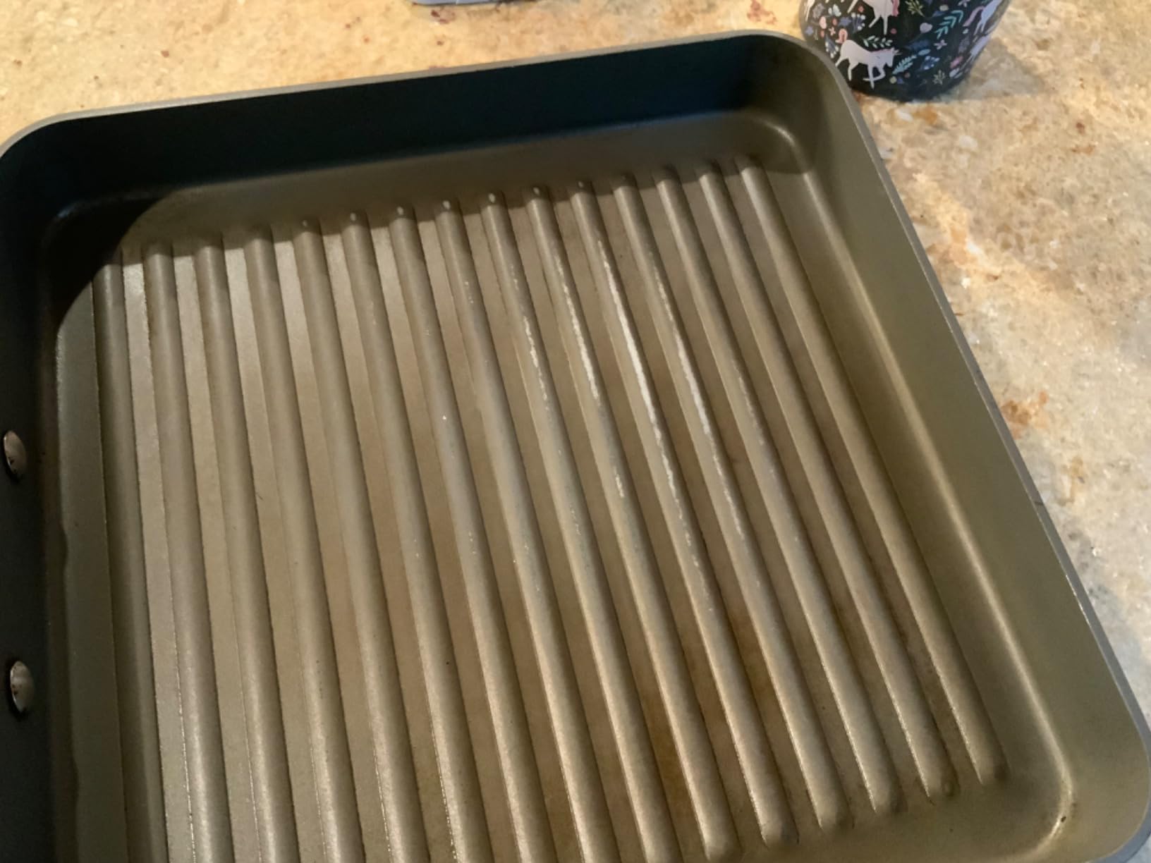 All-Clad HA1 Hard Anodized Nonstick Grill 11x11 Inch Oven Safe 350F Pots and Pans, Cookware Black customer photo 2
