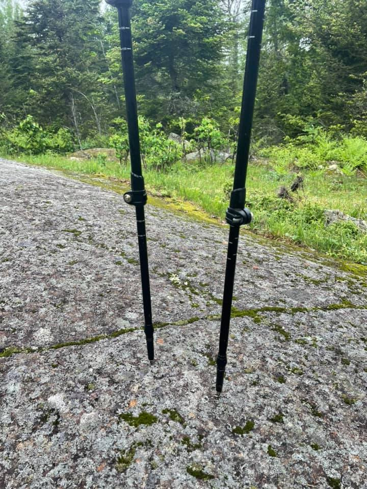 Cascade Mountain Tech Lightweight Aircraft-Grade Aluminum Trekking Poles with Extended Down Grip Plus Tip Kit customer photo 1