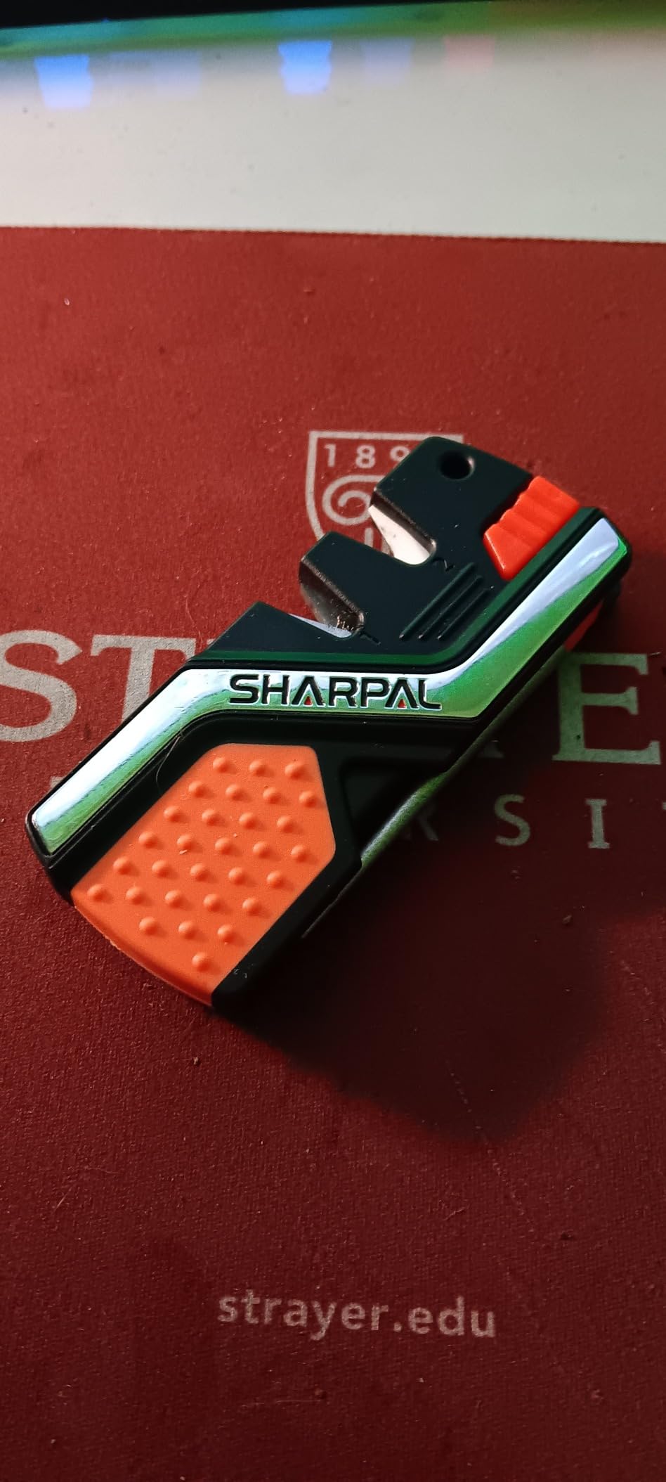 SHARPAL 101N 6-in-1 Pocket Knife Sharpener & Survival Tool | Diamond Sharpening Rod, Fire Starter Ferro Rod, Whistle, Sharpens Straight & Serrated Blades customer photo 2