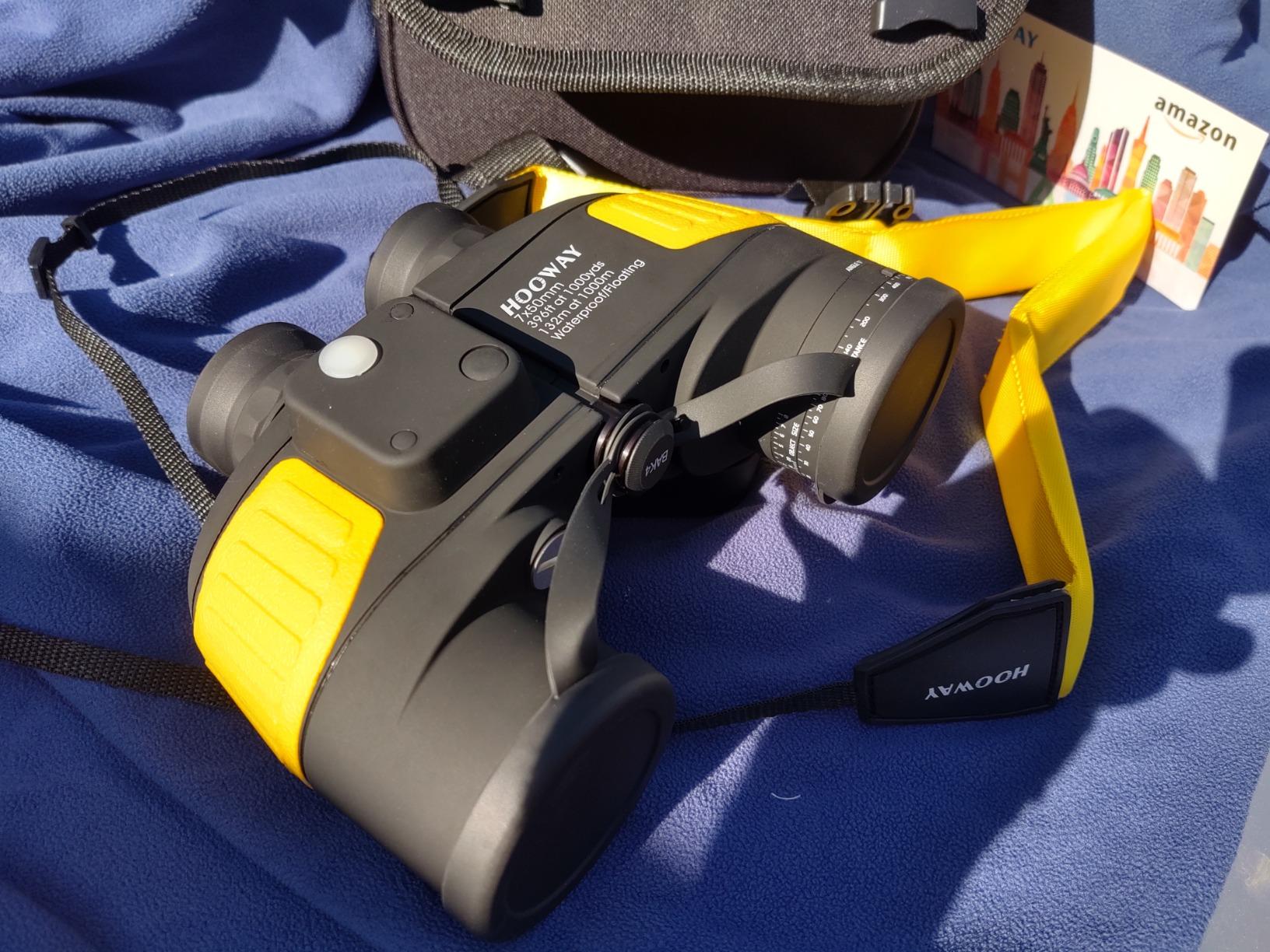 7x50 Waterproof Fogproof Military Marine Binoculars w/Internal Rangefinder & Compass for Navigation,Boating,Fishing,and More customer photo 1