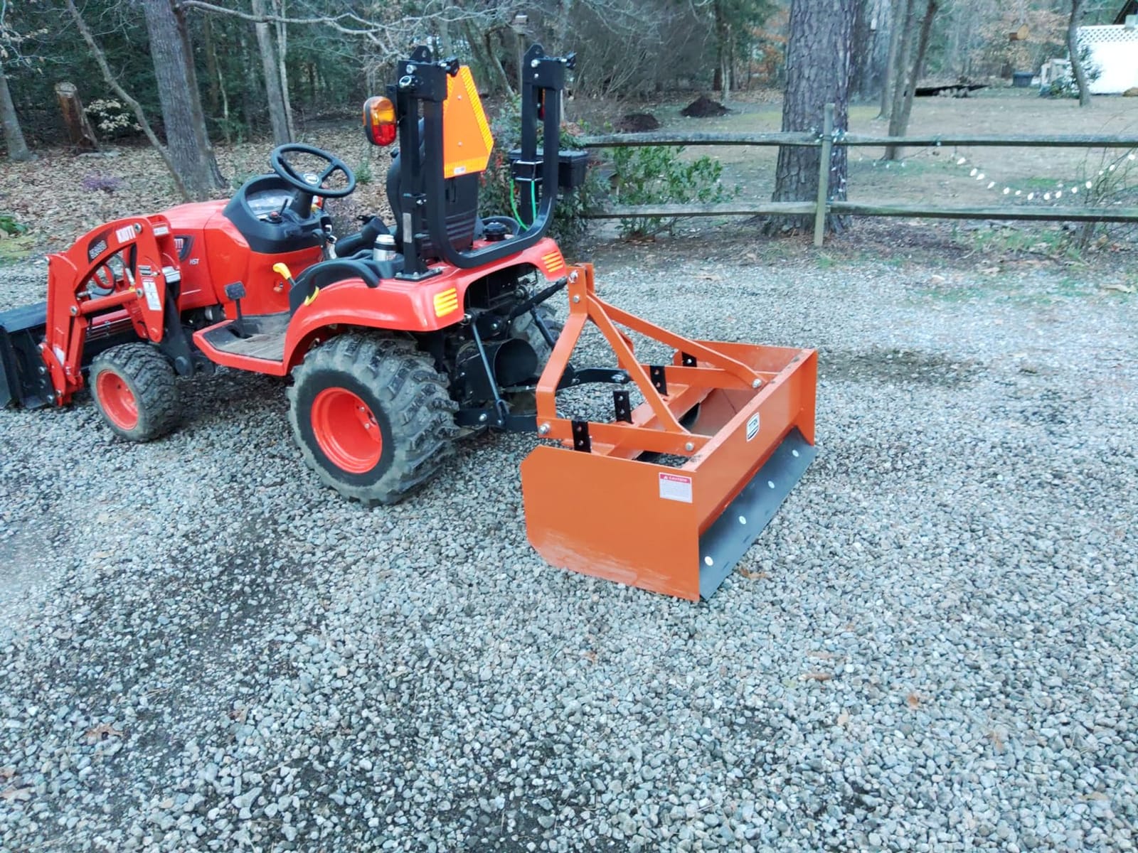 Titan 4' - 7' Box Blade Tractor Attachment Category 1 Cat 0 Scarifier Shank customer photo 2