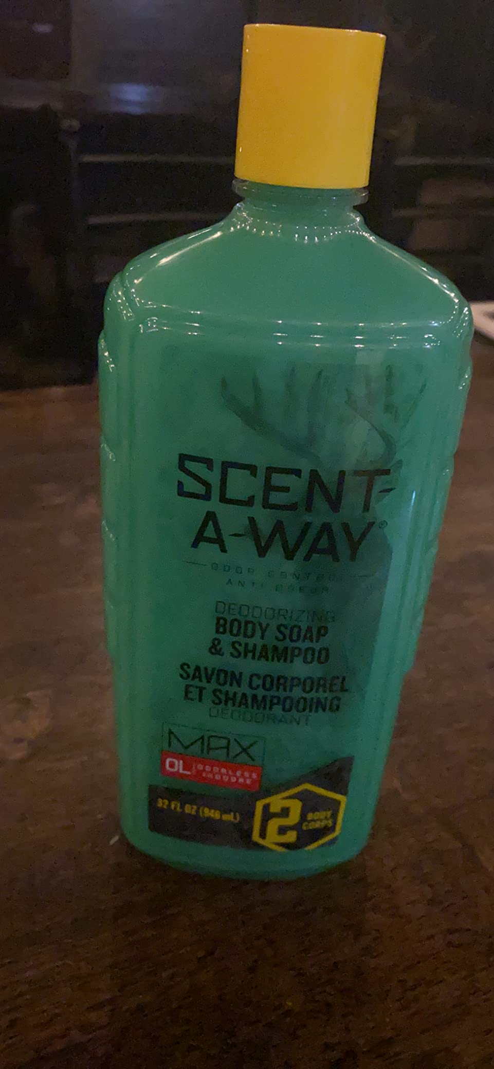 Hunters Specialties Scent-A-Way MAX Liquid Body Soap & Shampoo - Odorless Green Soap Scent Eliminator for Hunters, Trappers, Anglers, and Campers - 24 OZ customer photo 2