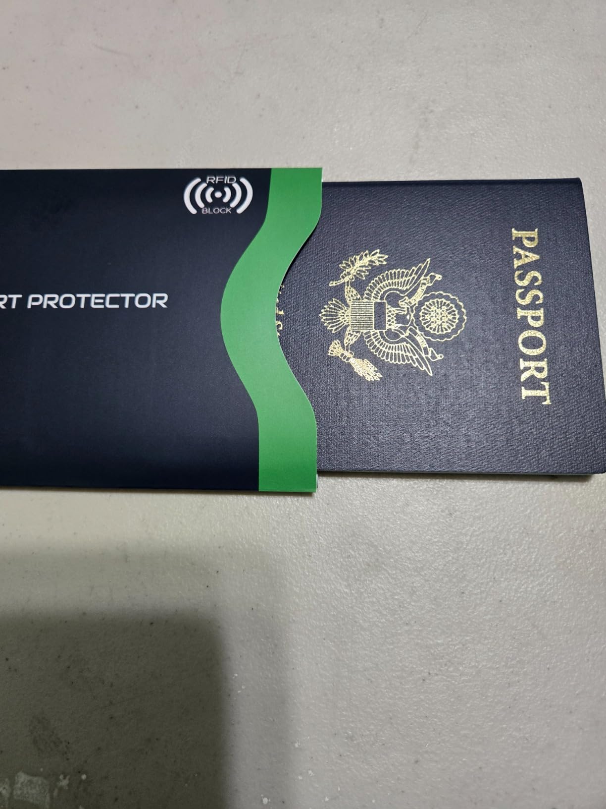 Boxiki Travel RFID Blocking Sleeves, Set with Color Coding, Navy Blue, Unisex Wallet, Protects Credit Cards and Passports customer photo 1