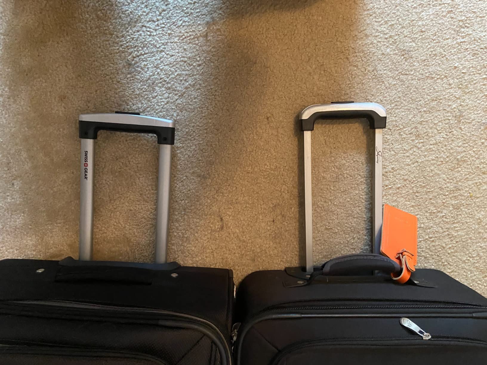 SwissGear Sion Softside Expandable Spinner Luggage Durable Lightweight Travel Suitcase, Pewter, Checked-Medium customer photo 1